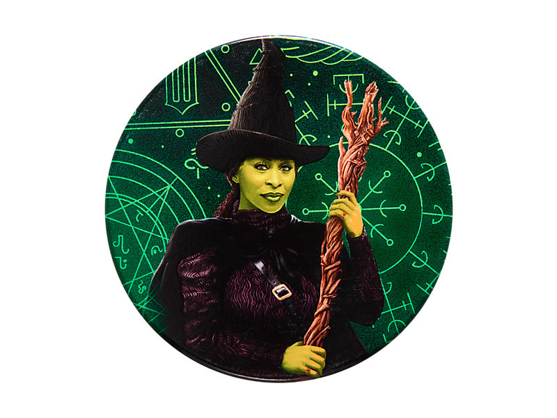 Maxwell & Williams Wicked Magical Ceramic Coaster Elphaba Green 10cm 4 Piece