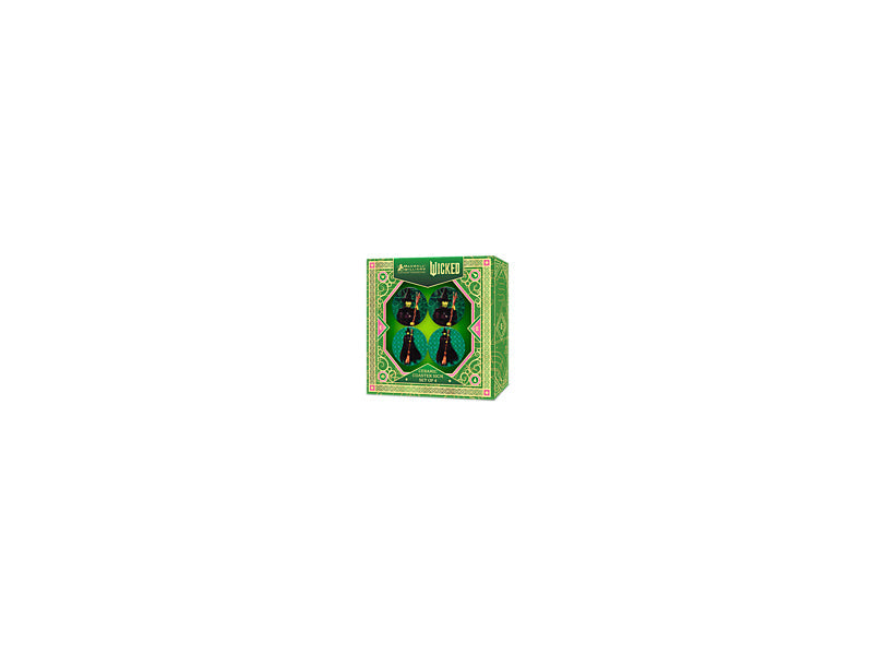 Maxwell & Williams Wicked Magical Ceramic Coaster Elphaba Green 10cm 4 Piece