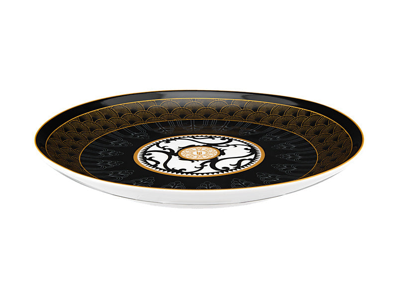 Maxwell & Williams Wicked Magical Coupe Side Plate Welcome to Oz Black 19cm