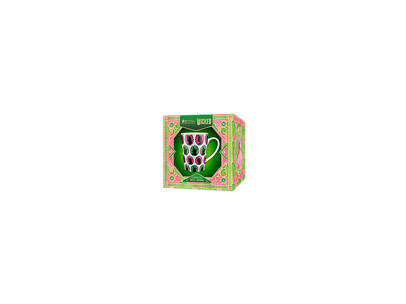 Maxwell & Williams Wicked Magical Conical Mug Elphaba & Glinda Icons Green & Pink 450ml