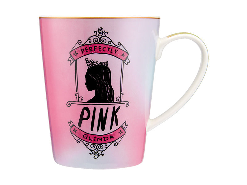 Maxwell & Williams Wicked Magical Conical Mug Positively Perfect Green & Pink 450ml