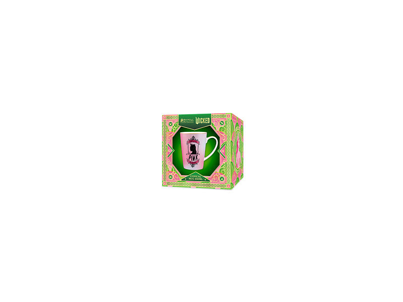 Maxwell & Williams Wicked Magical Conical Mug Positively Perfect Green & Pink 450ml