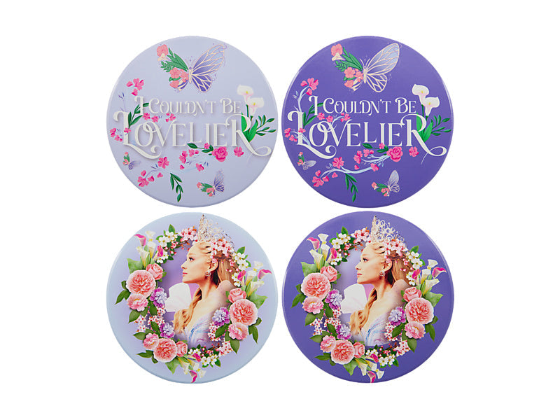 Maxwell & Williams Wicked Ceramic Coaster Lovelier 10cm 4 Piece