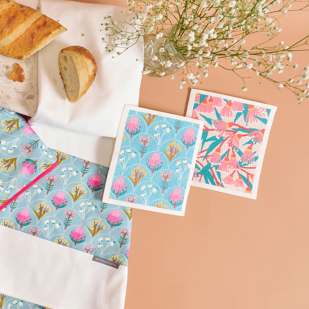 Annabel Trends Cotton Tea Towel Wildflower
