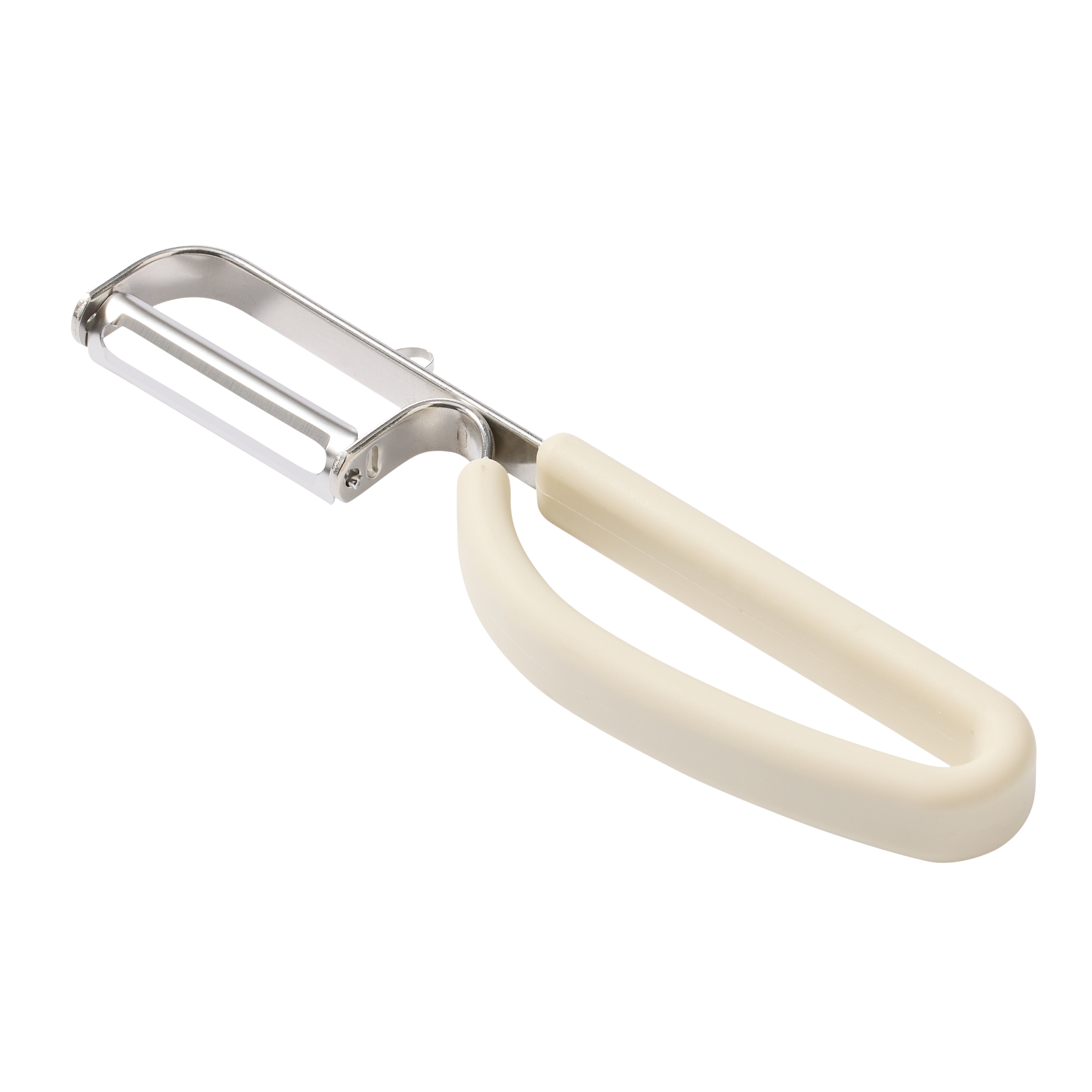 SVNA Stainless Steel Blade Swivel Peeler Cream