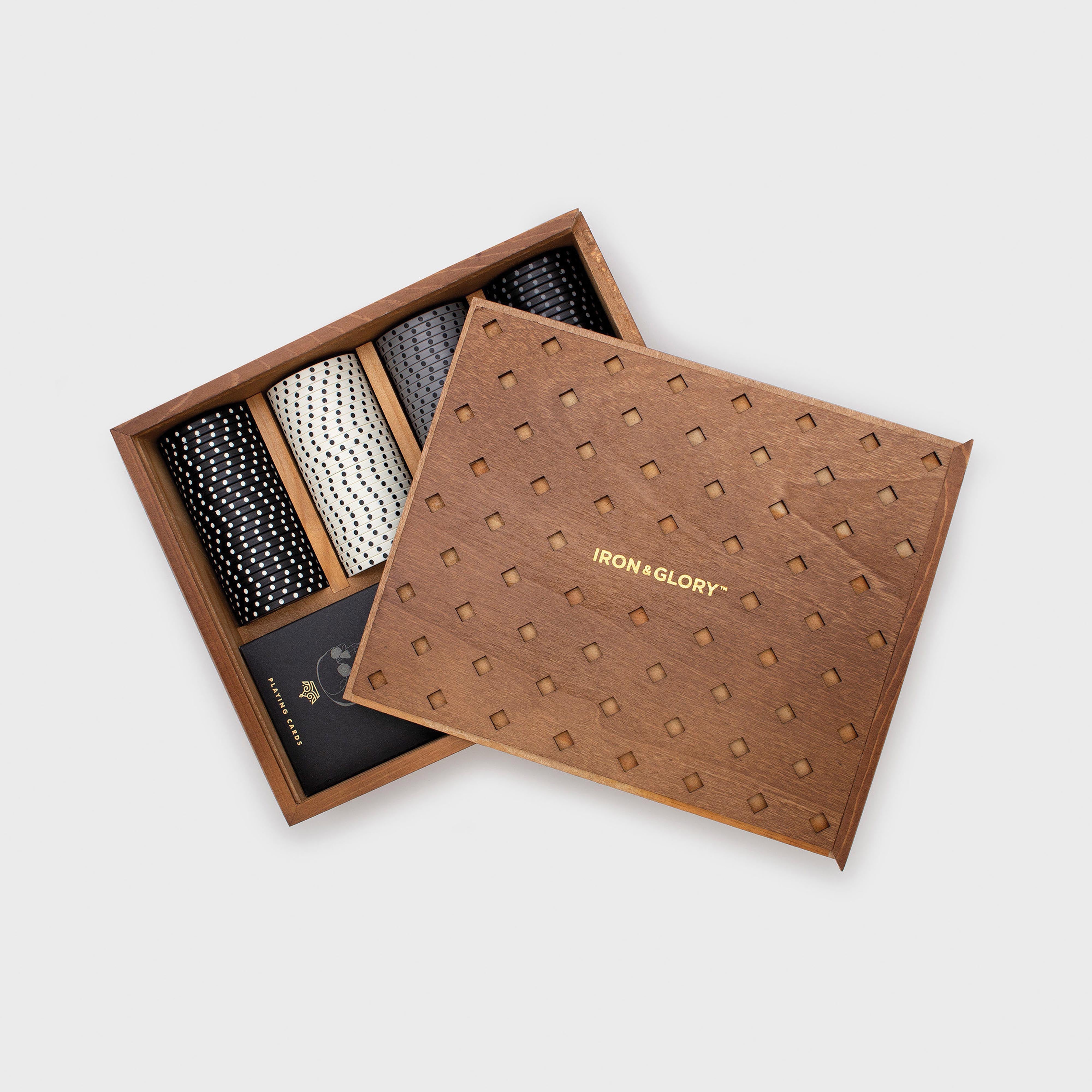 Luckies Iron & Glory Dead Man's Hand Poker Set