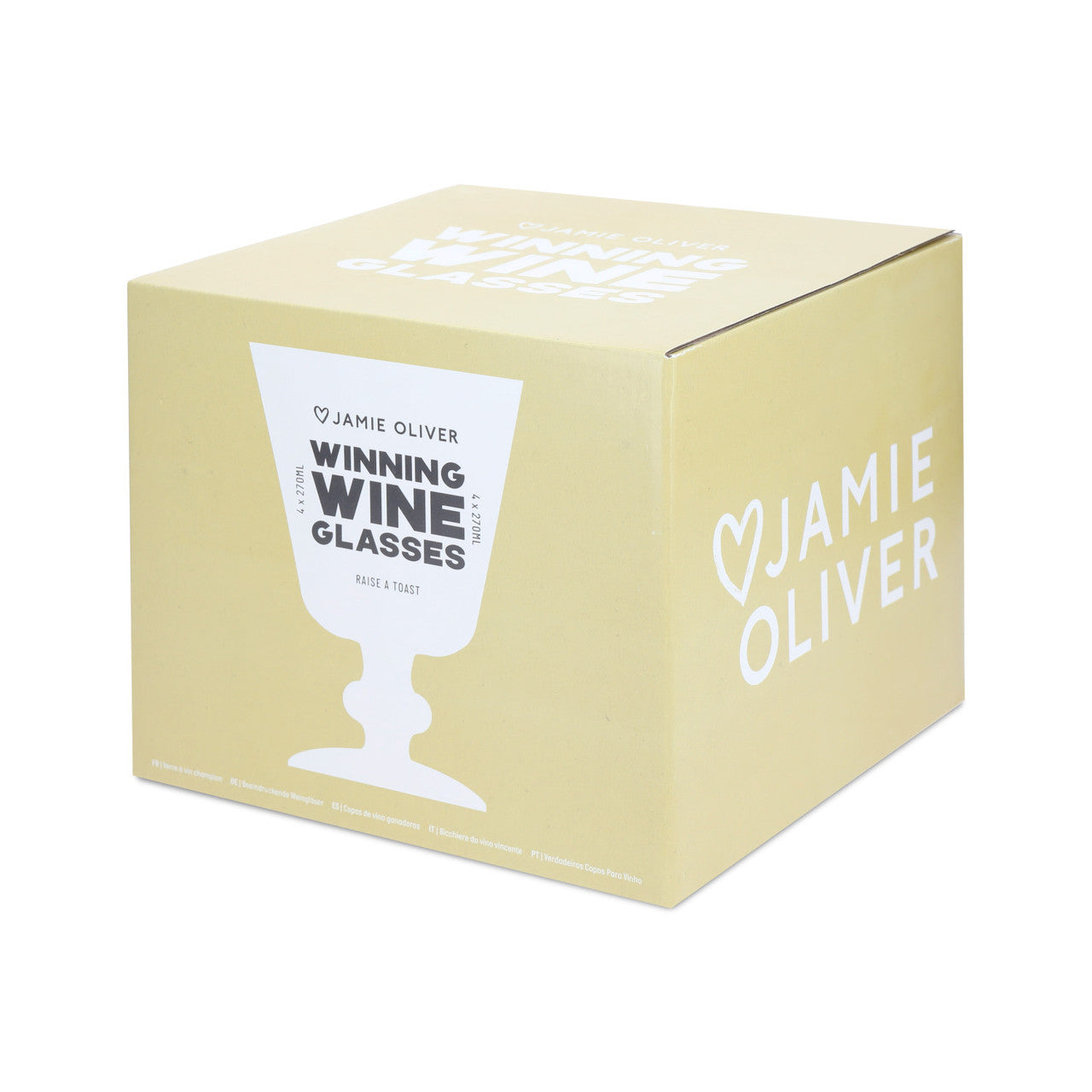 Jamie Oliver Big Love 270ml Wine Glasses Set of 4