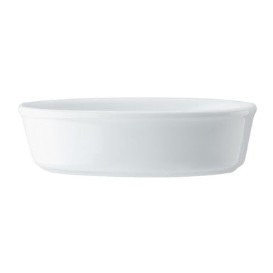 Mikasa Chalk Porcelain Oval Pie Dish 18cm (White)