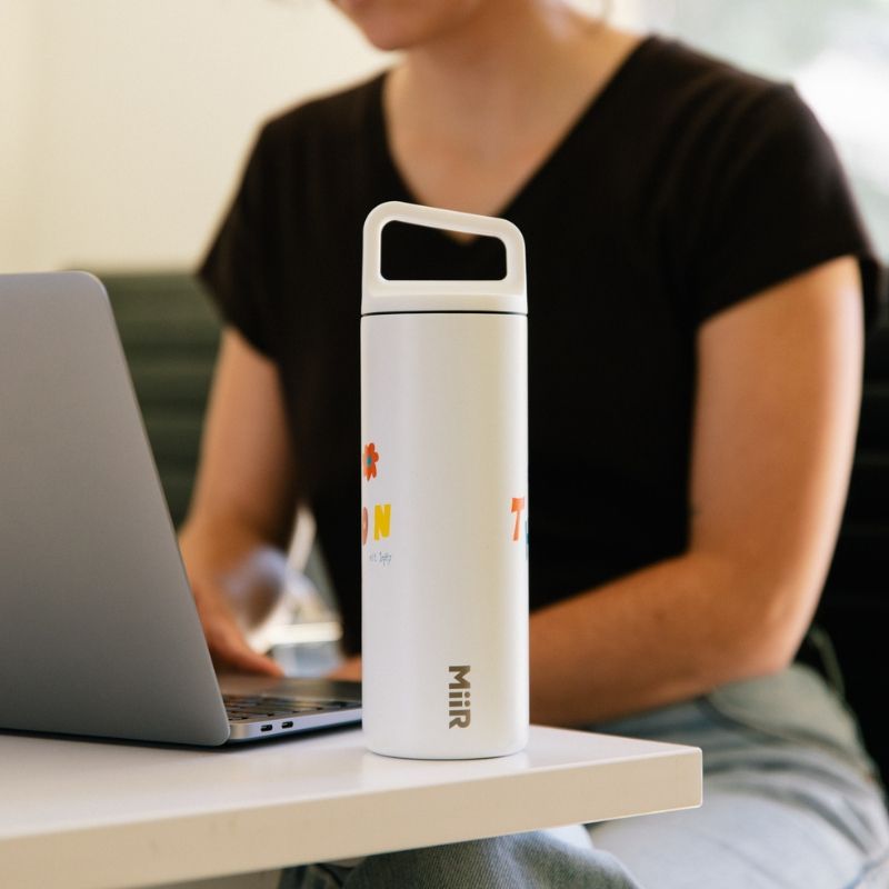 MiiR Wide Mouth Bottle 470ml (16oz) - White