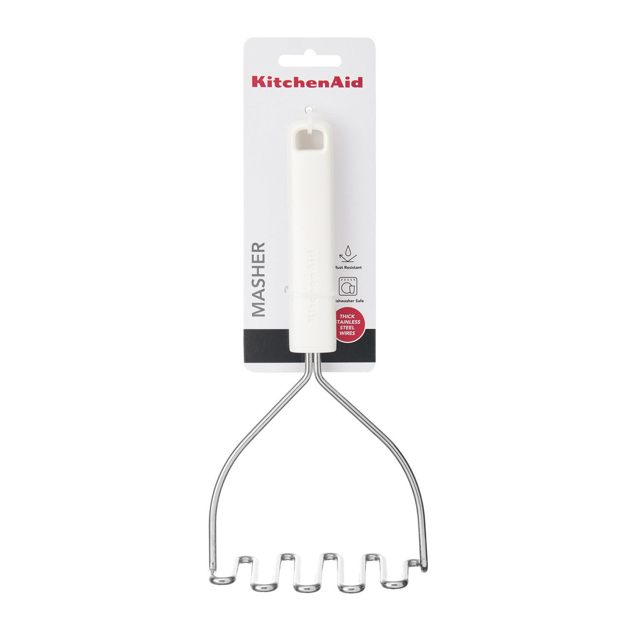 KitchenAid Masher 25.5cm (Porcelain White)