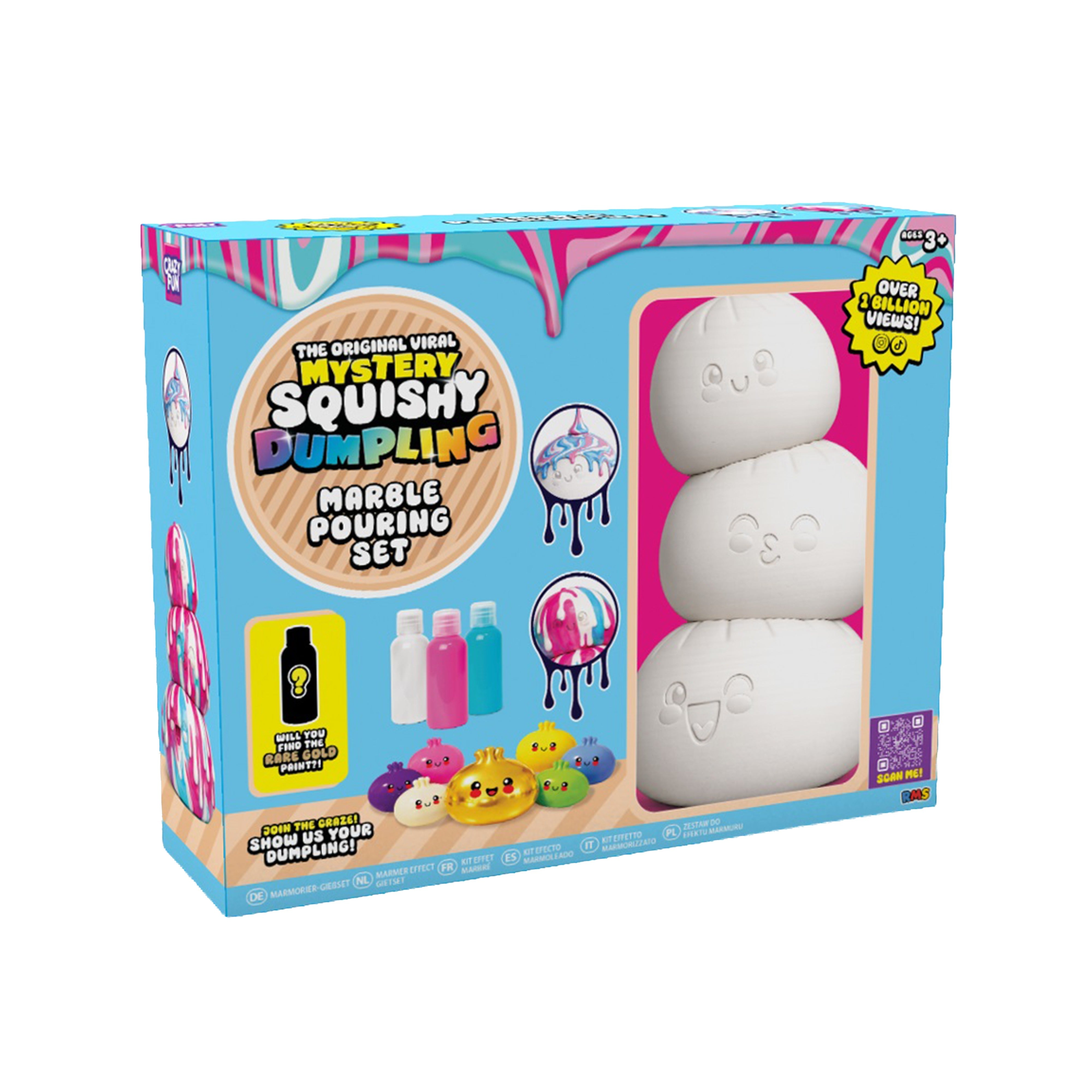 RMS Crazy Fun Marble Dumpling Kit 2 Piece Set Assorted