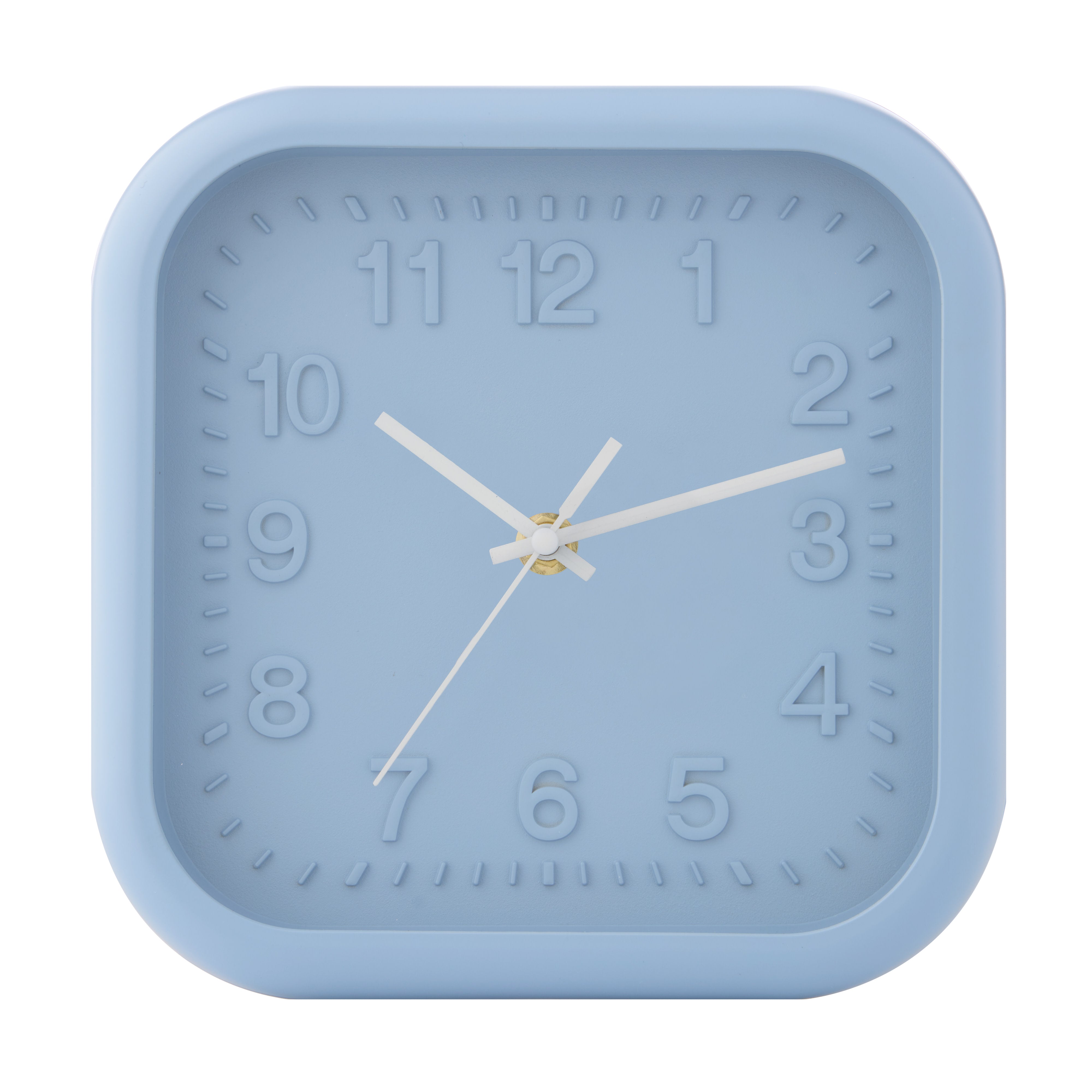Emporium Nico Mini Wall Clock Blue & White