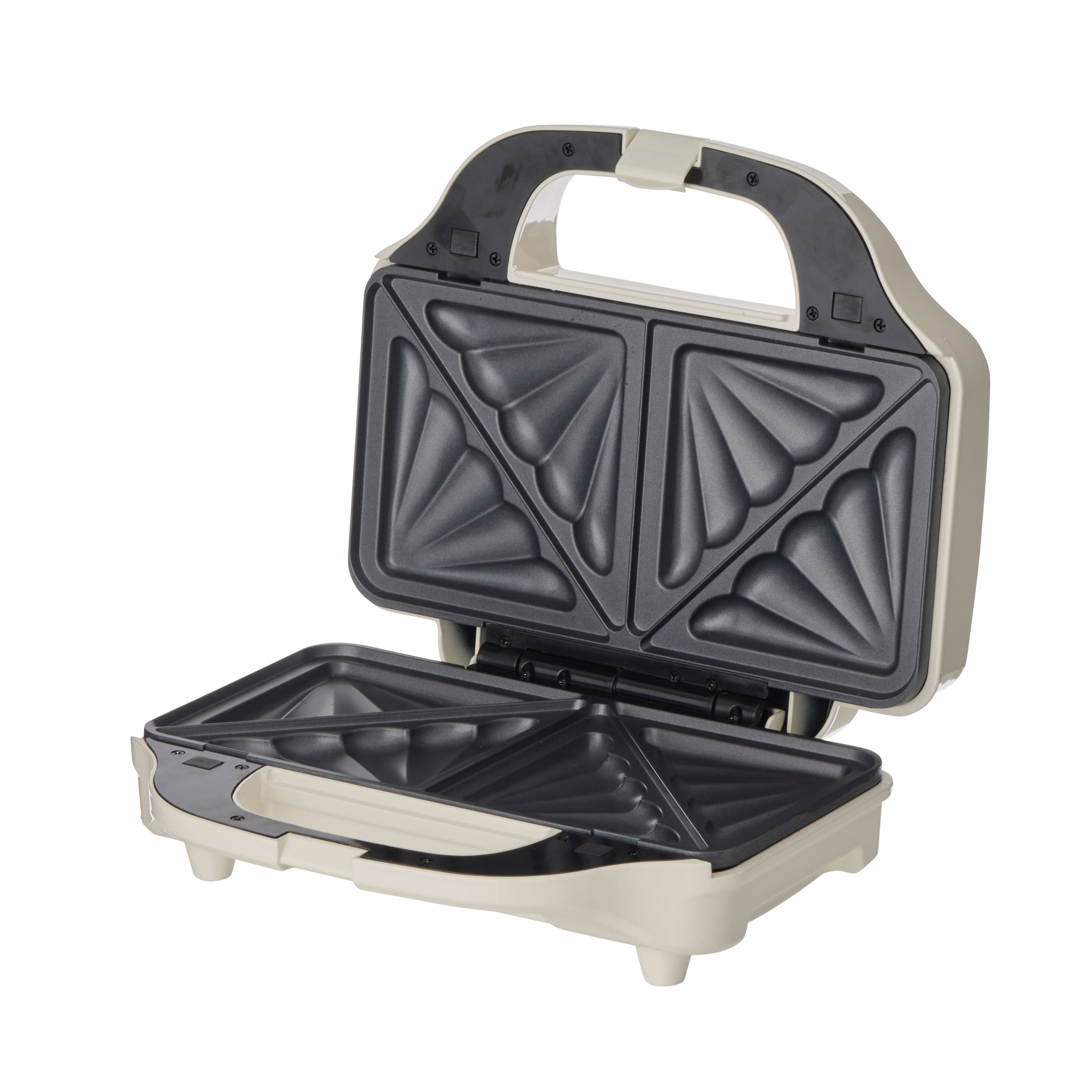 Davis & Waddell Electric 2 in 1 Sandwich Maker & Grill Cream