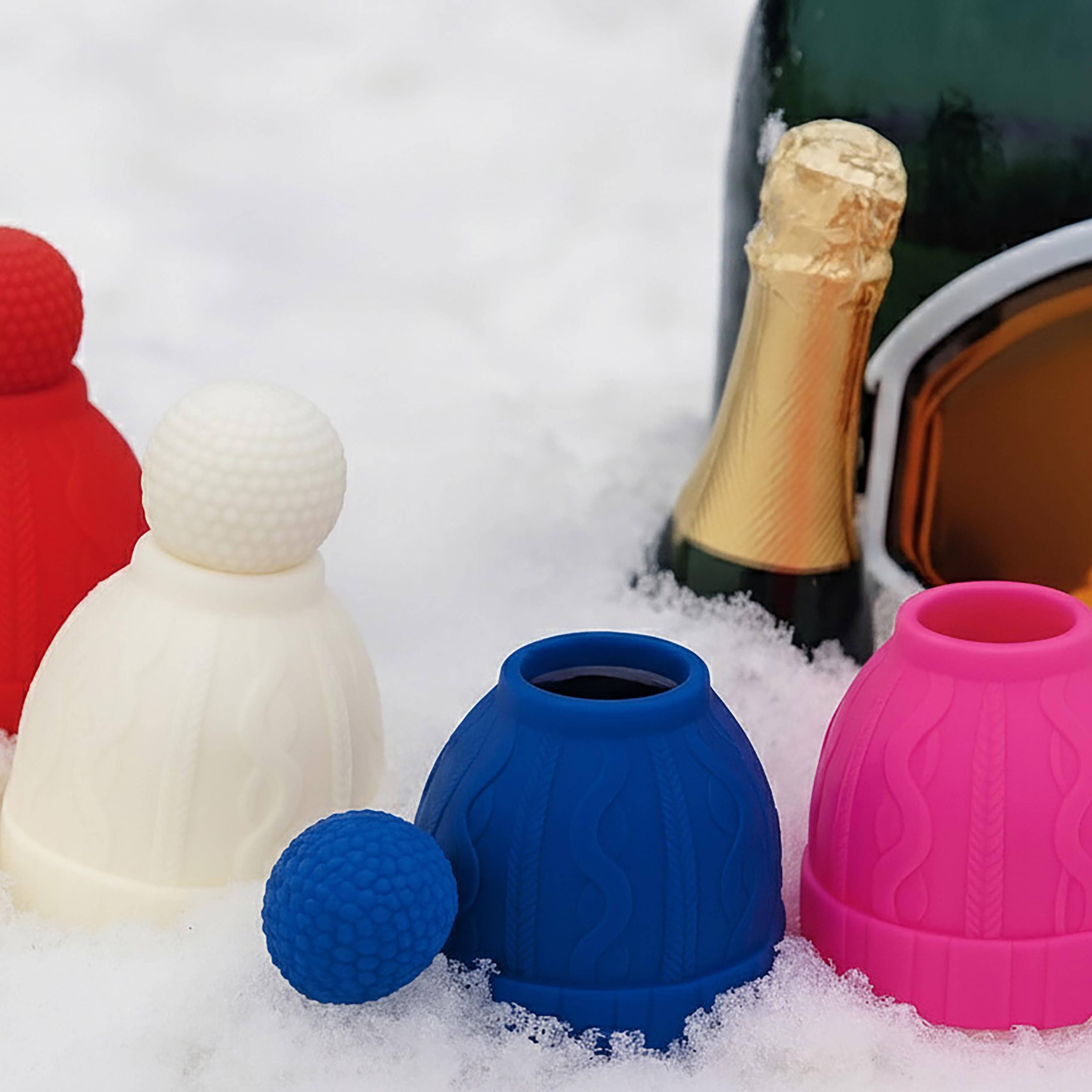 NPW Apres Ski Beanie Shot Cups 4 Piece Set
