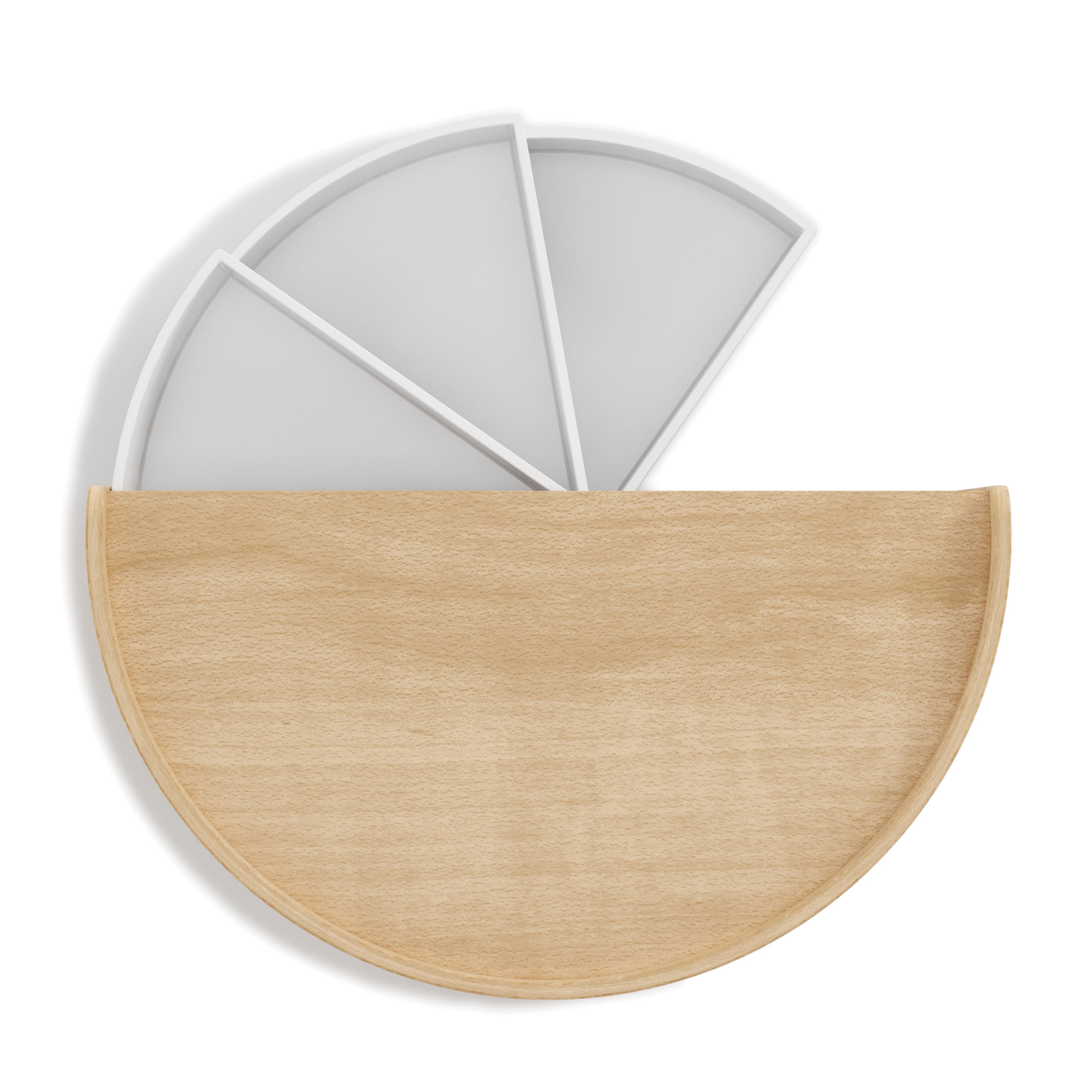 Umbra Moona Storage Box White & Natural