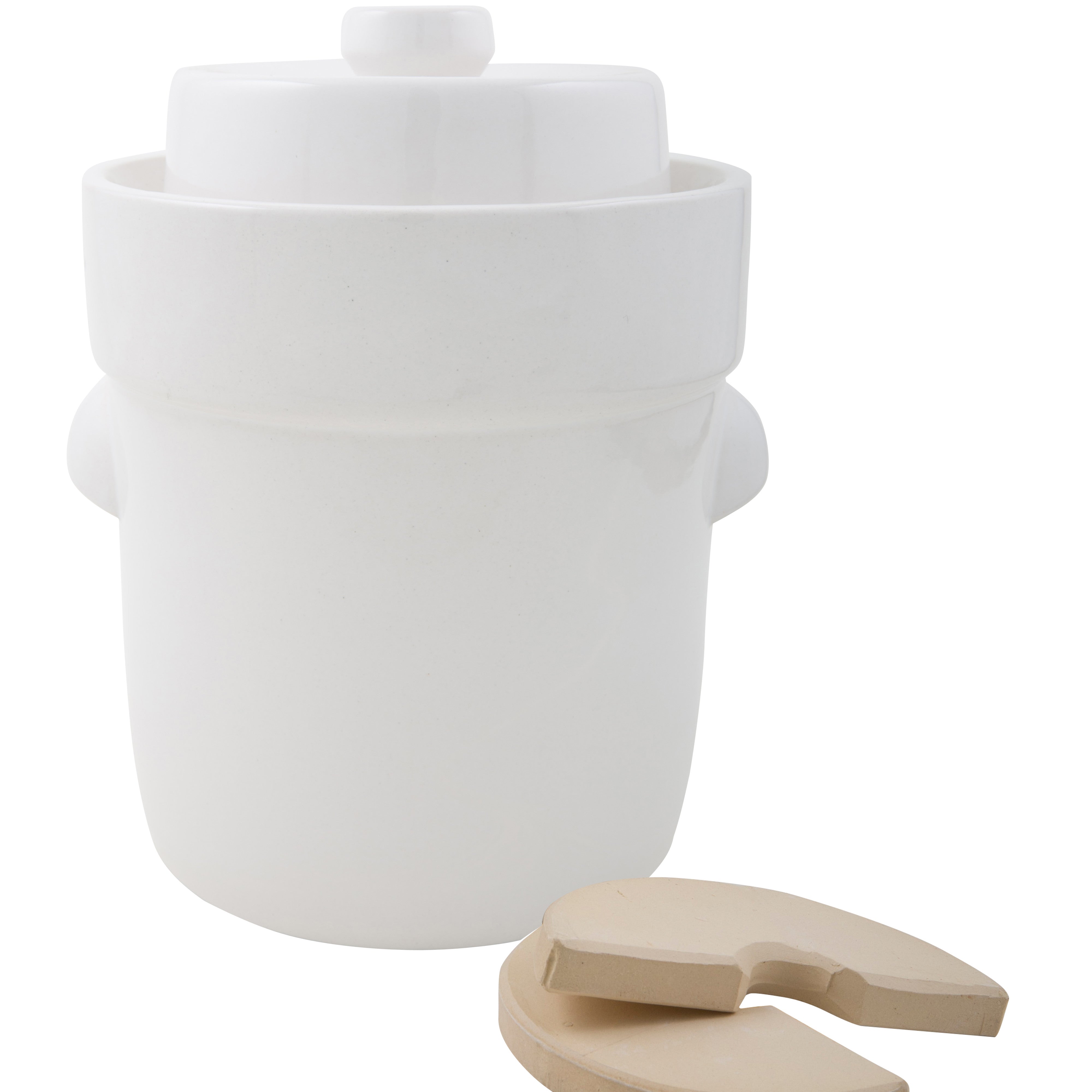 Davis & Waddell Fermentation Crock 5L White