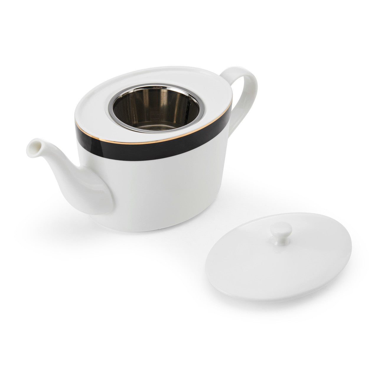 Mikasa Luxe Deco Fine China Infuser Teapot 1.1L