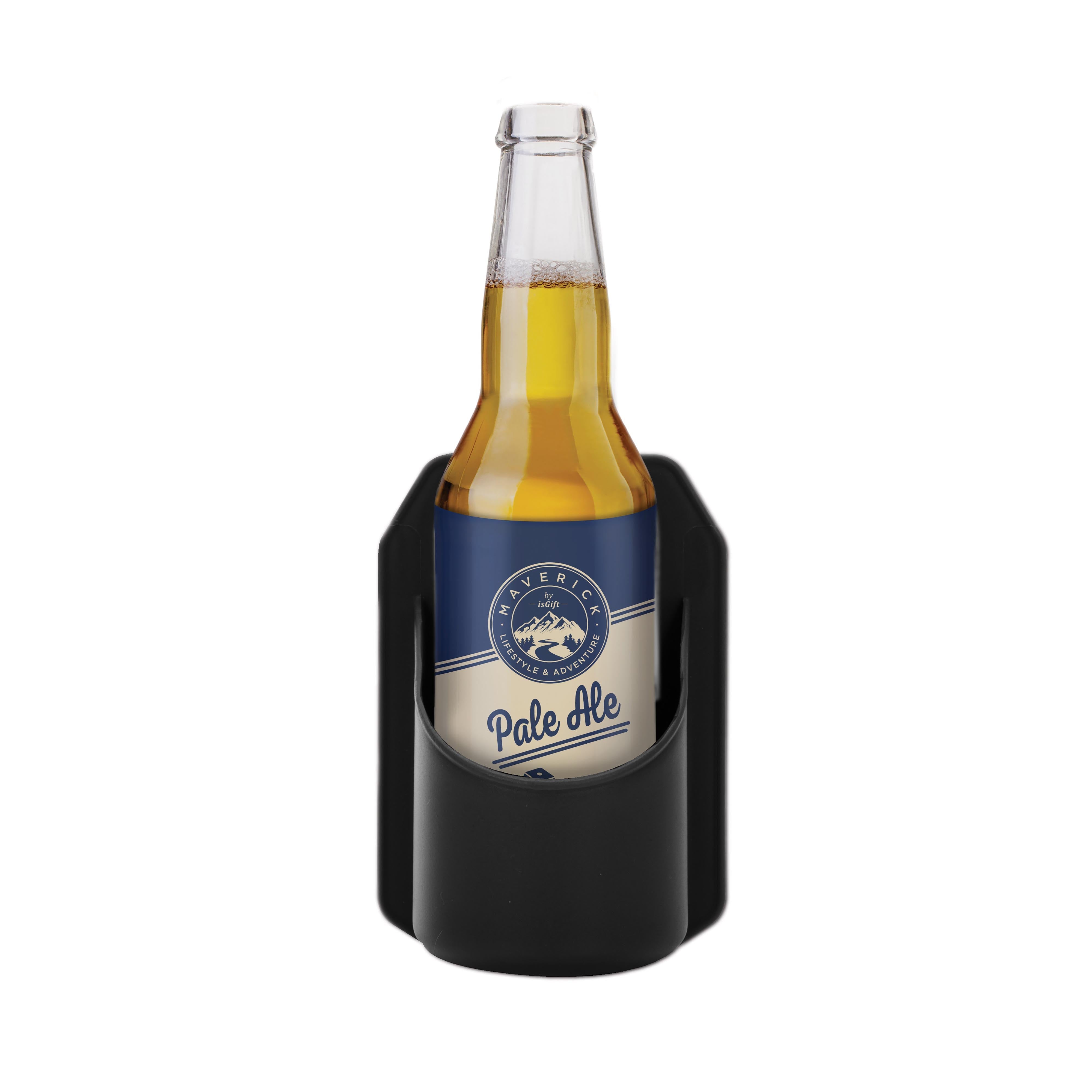 Maverick Bathroom Bevvy Holder Black