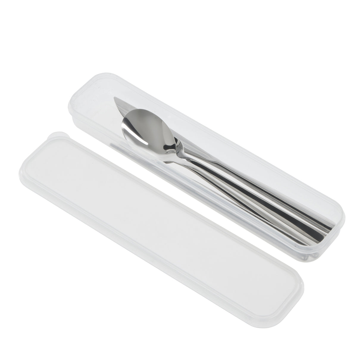 Davis & Waddell Saltara Stainless Steel Picnic Cutlery with Case 4 Piece Set