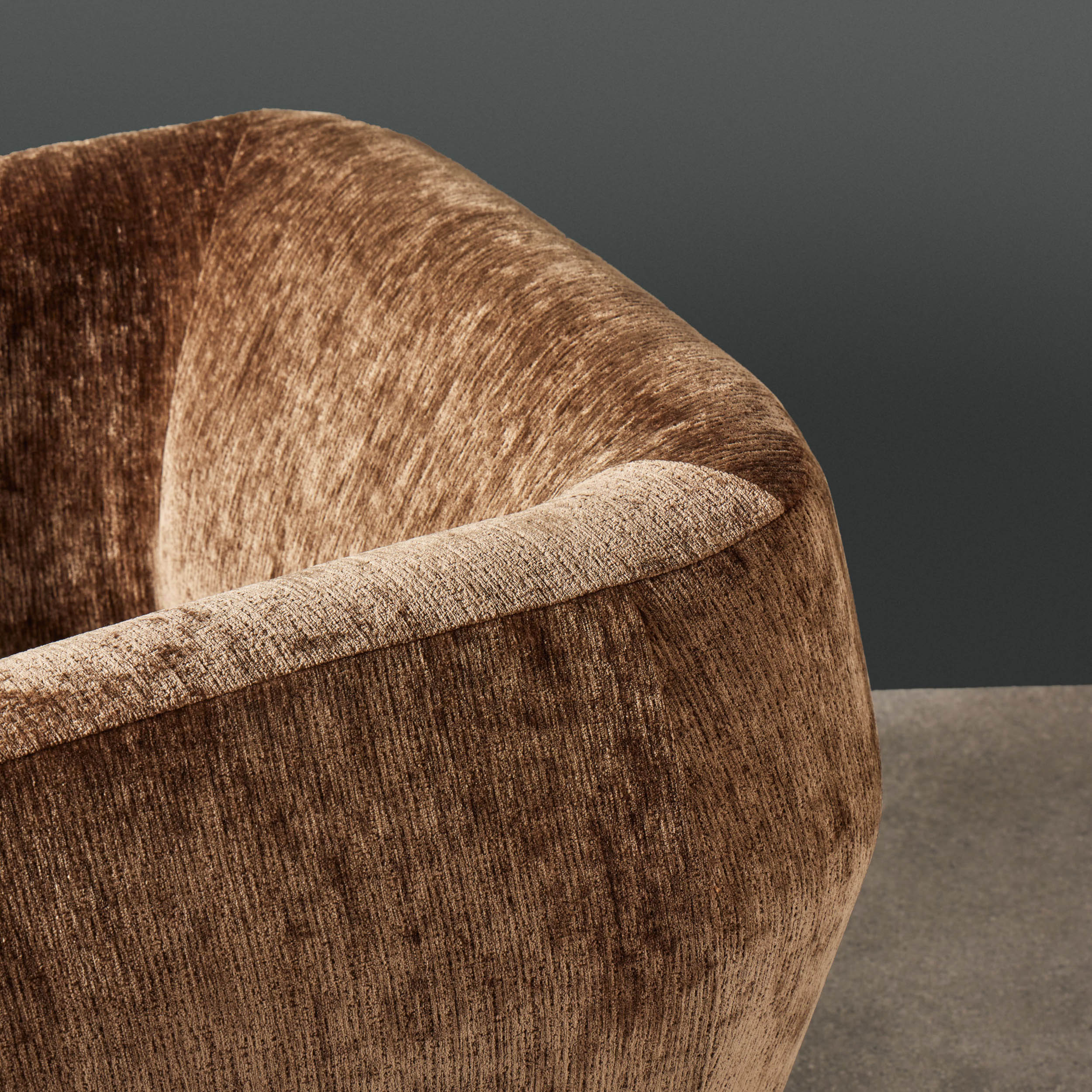 Grand Designs Elio Swivel Armchair Espresso
