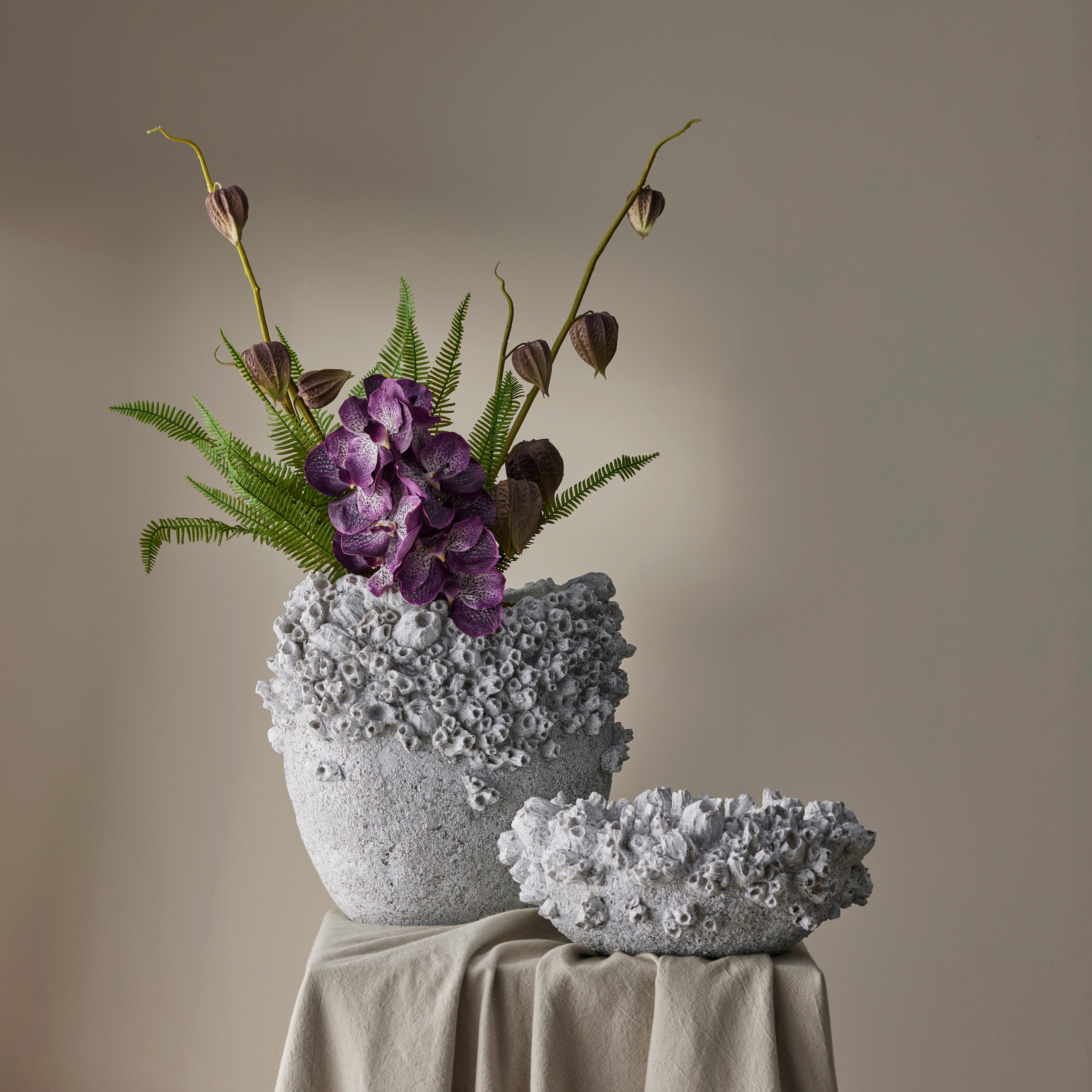 Amalfi Primrose Vessel Grey