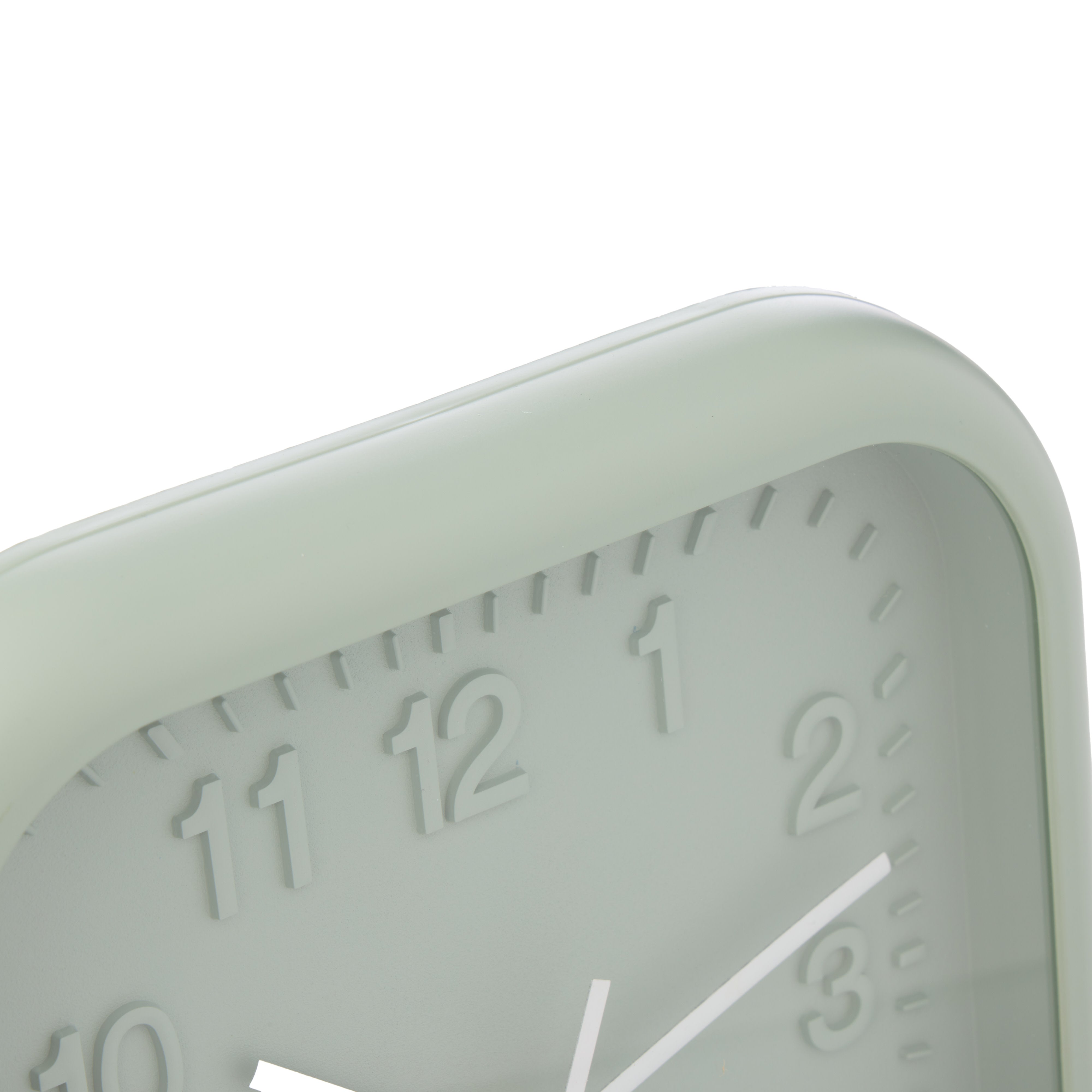 Emporium Nico Mini Wall Clock Green & White
