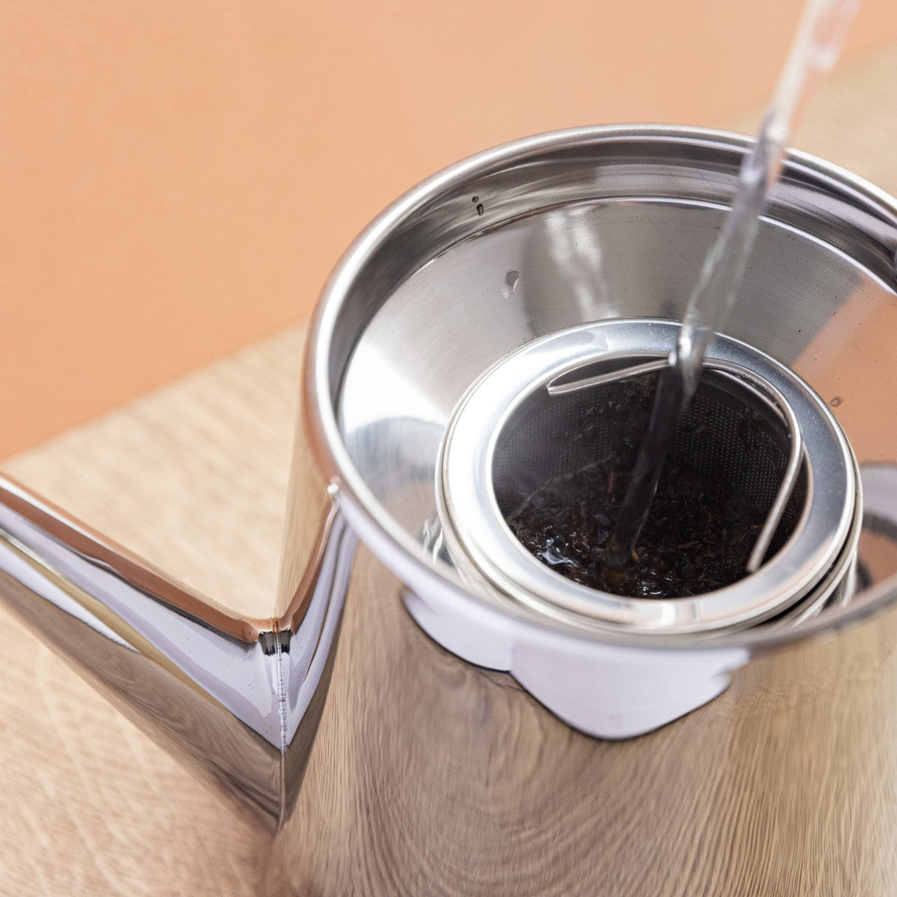 La Cafetière Stainless Steel Infuser Teapot 8 Cup / 1.5L