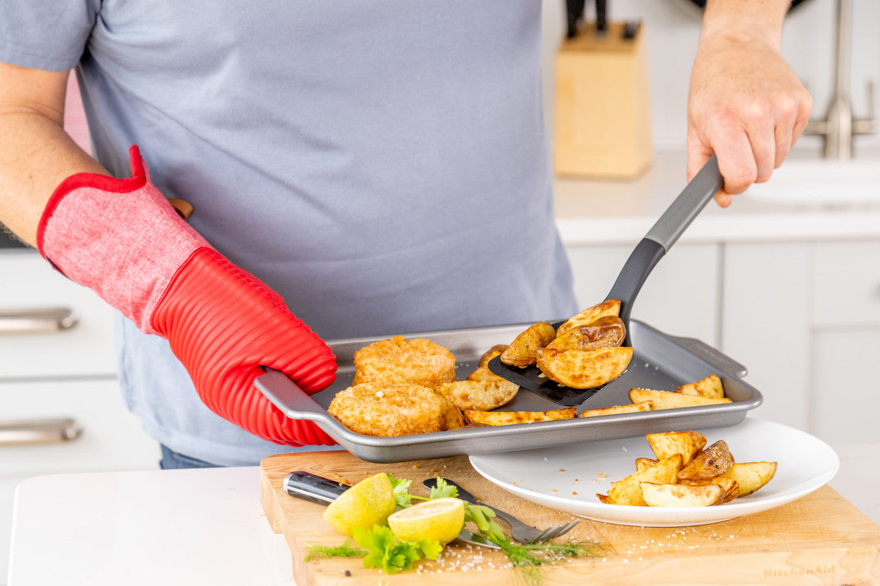 KitchenAid Slotted Turner 34cm (Charcoal Grey)