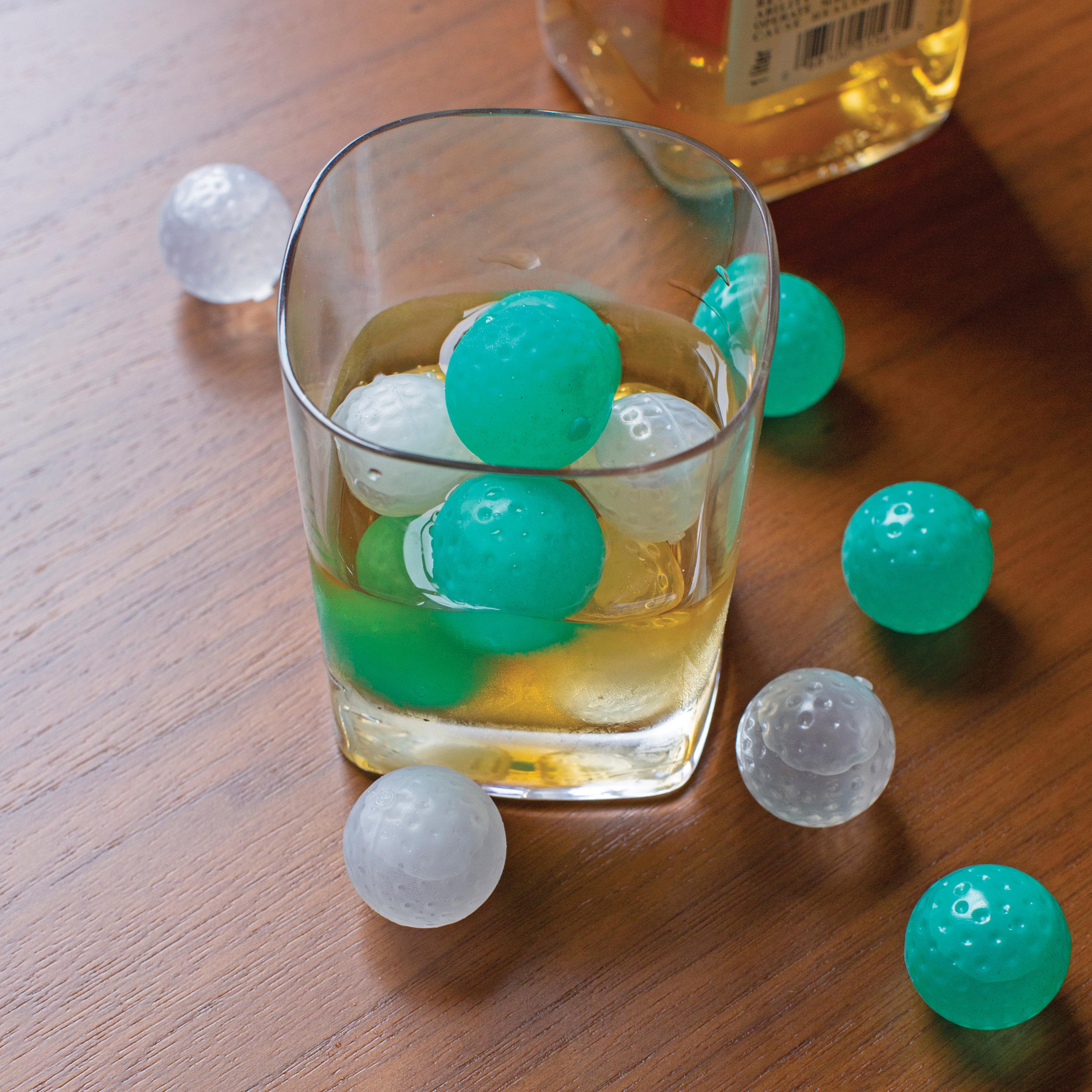 Kikkerland Golf Ball Ice Cubes Green
