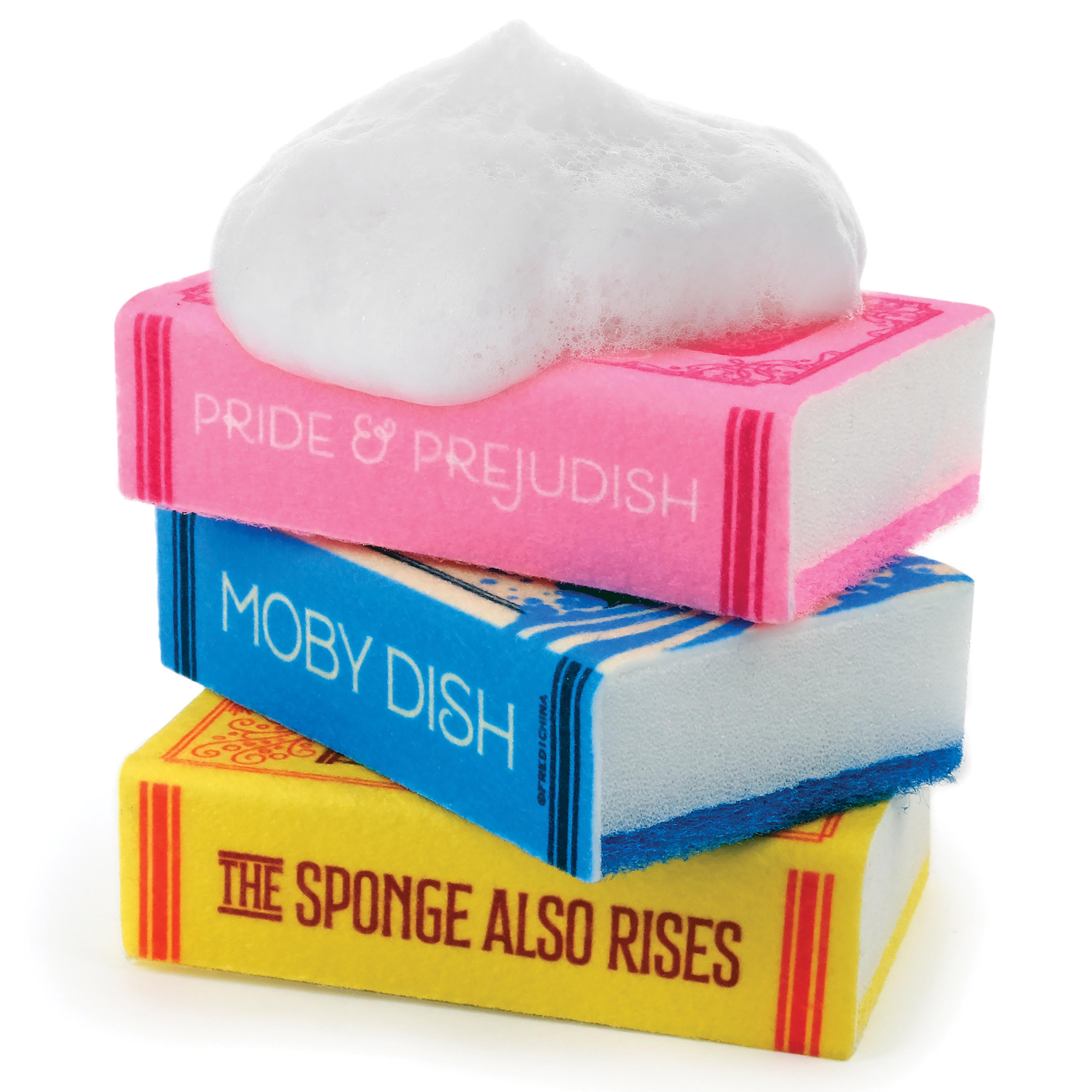 Fred Neat and Novel Sponge 3 Piece Set Multi-Coloured
