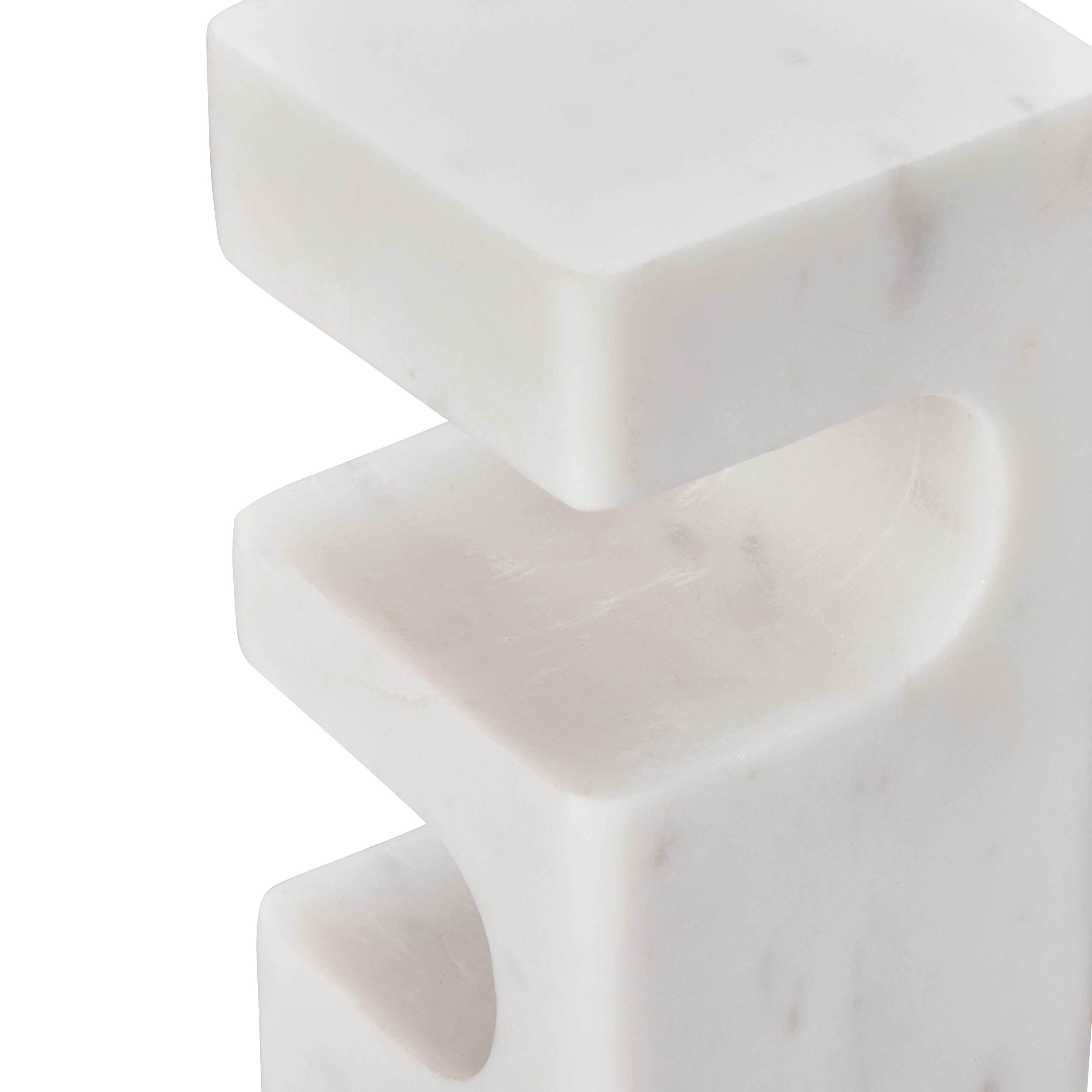 Grand Designs Eros Marble Sculpture White & Grey