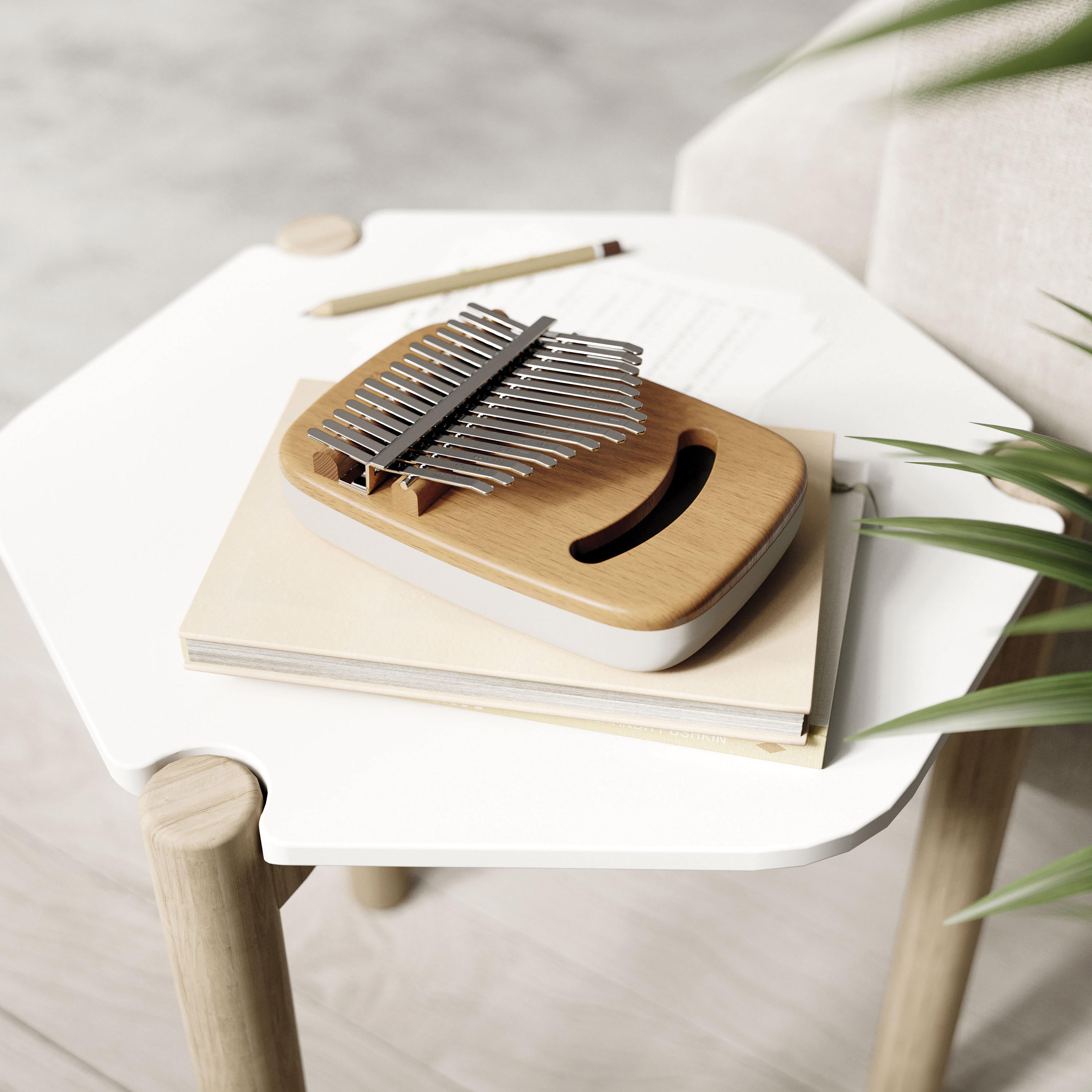 Umbra Strumba Kalimba White & Natural