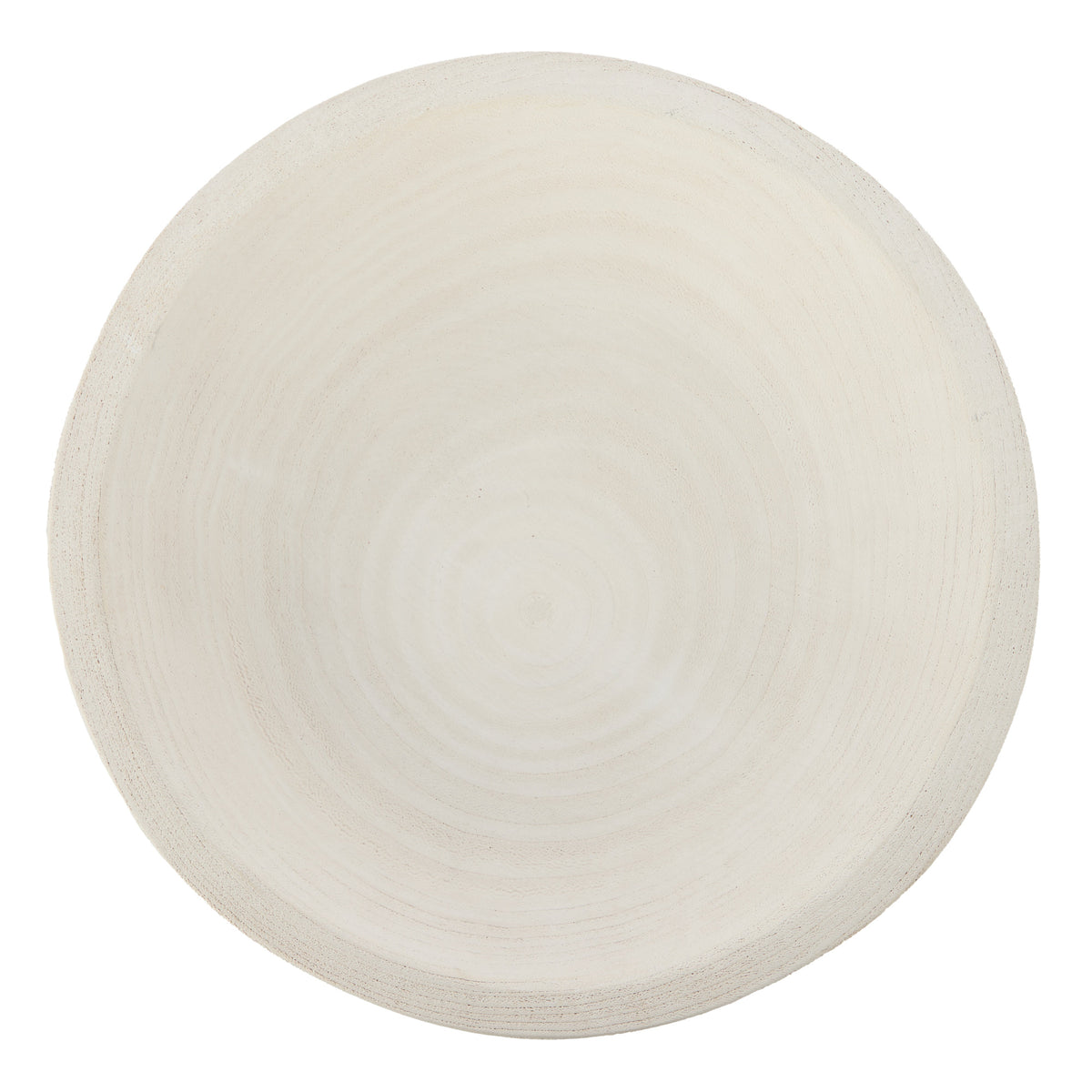 Amalfi Picton Footed Timber Bowl White