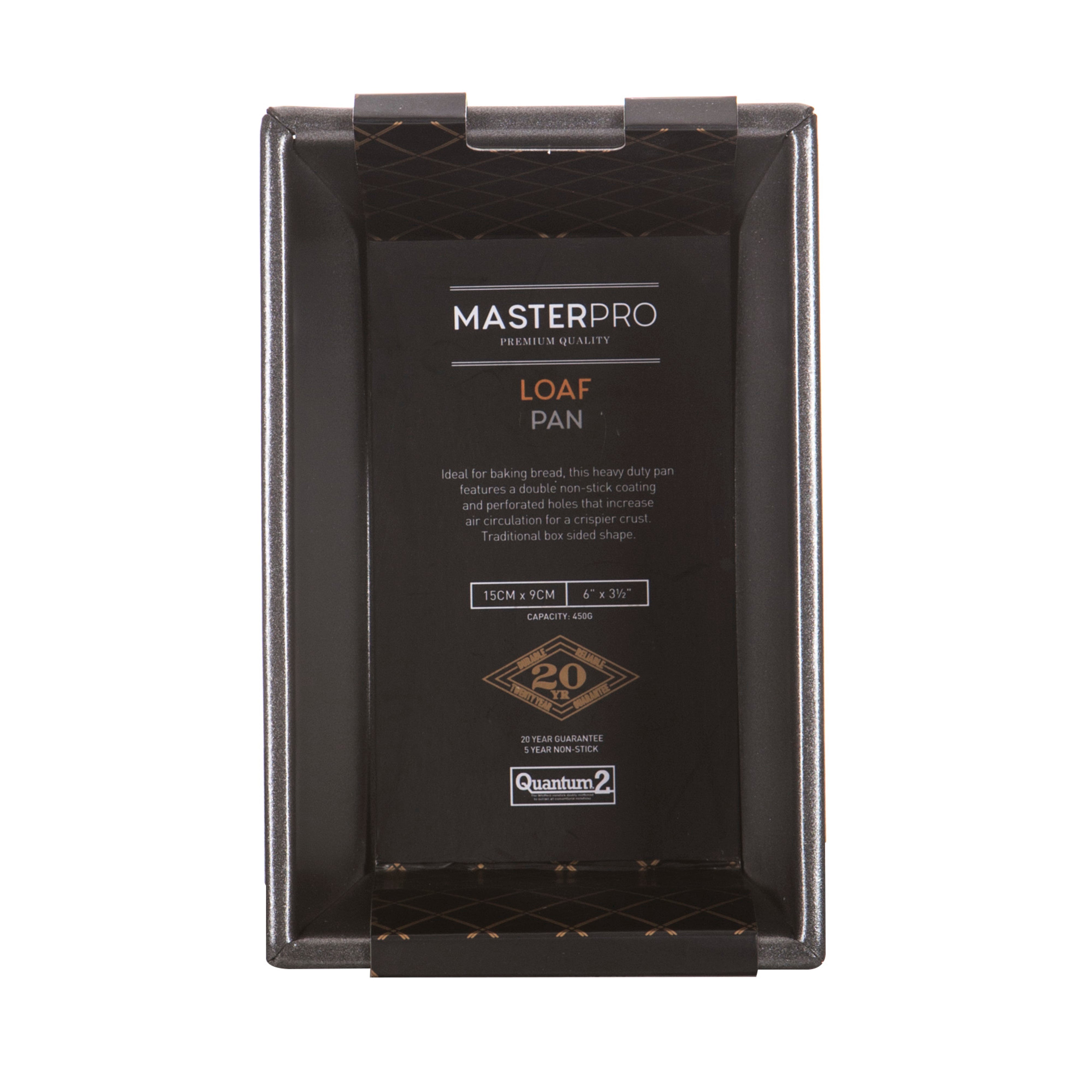 MasterPro Non-Stick Box Sided Loaf Pan 15x10cm