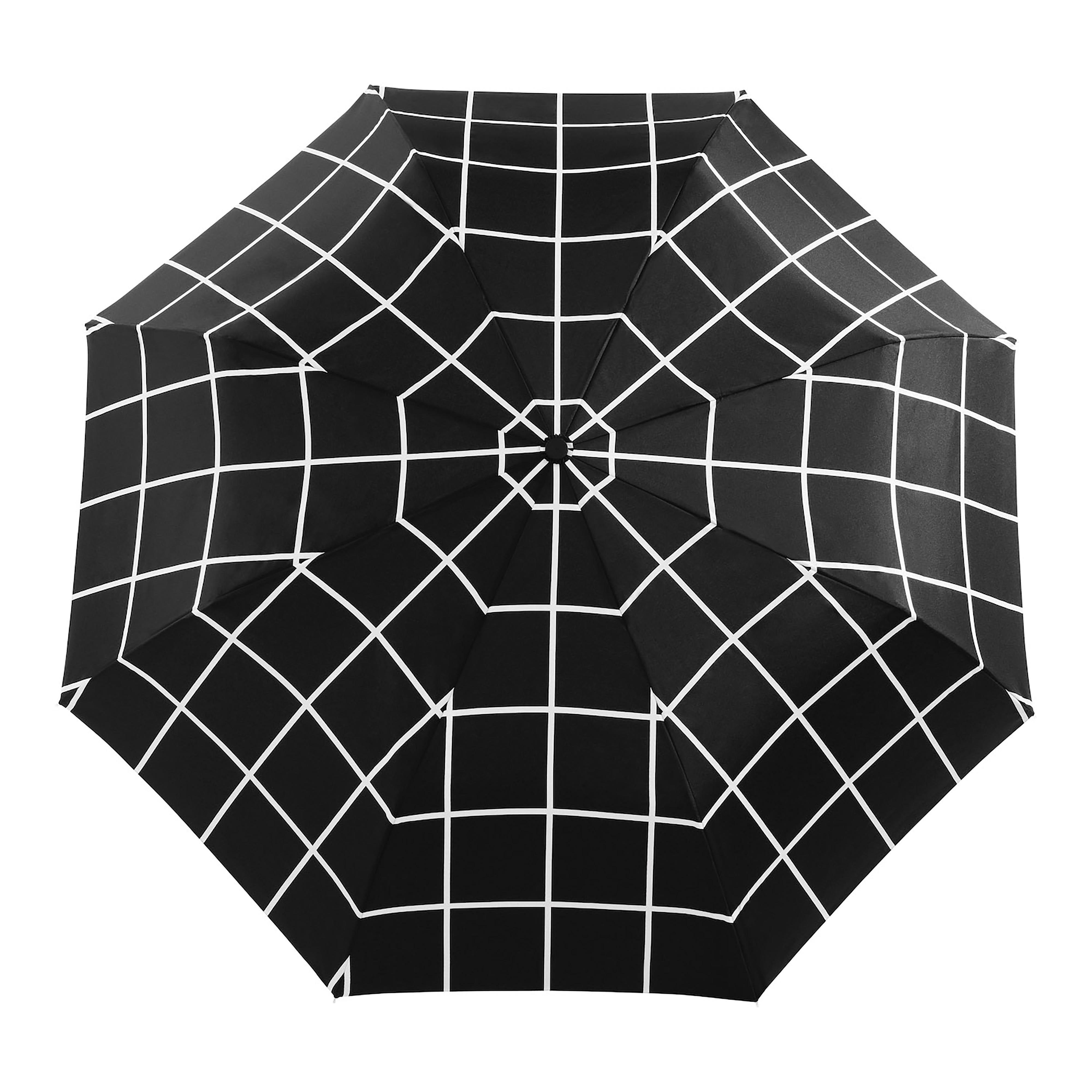 Original Duckhead Duck Umbrella Compact Black Grid