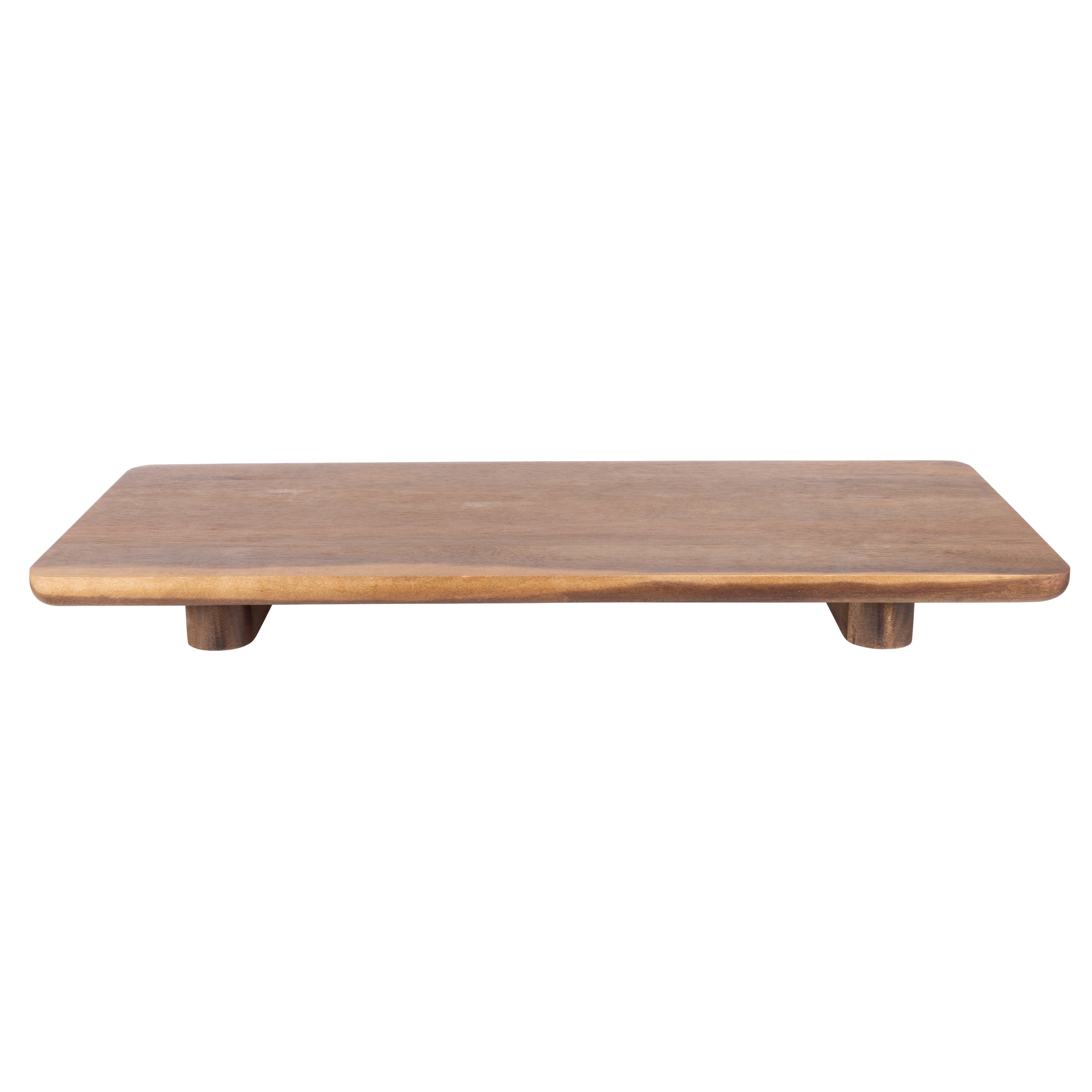 Davis & Waddell Theo Acacia Wood Raised Serving Platter 45cm Natural