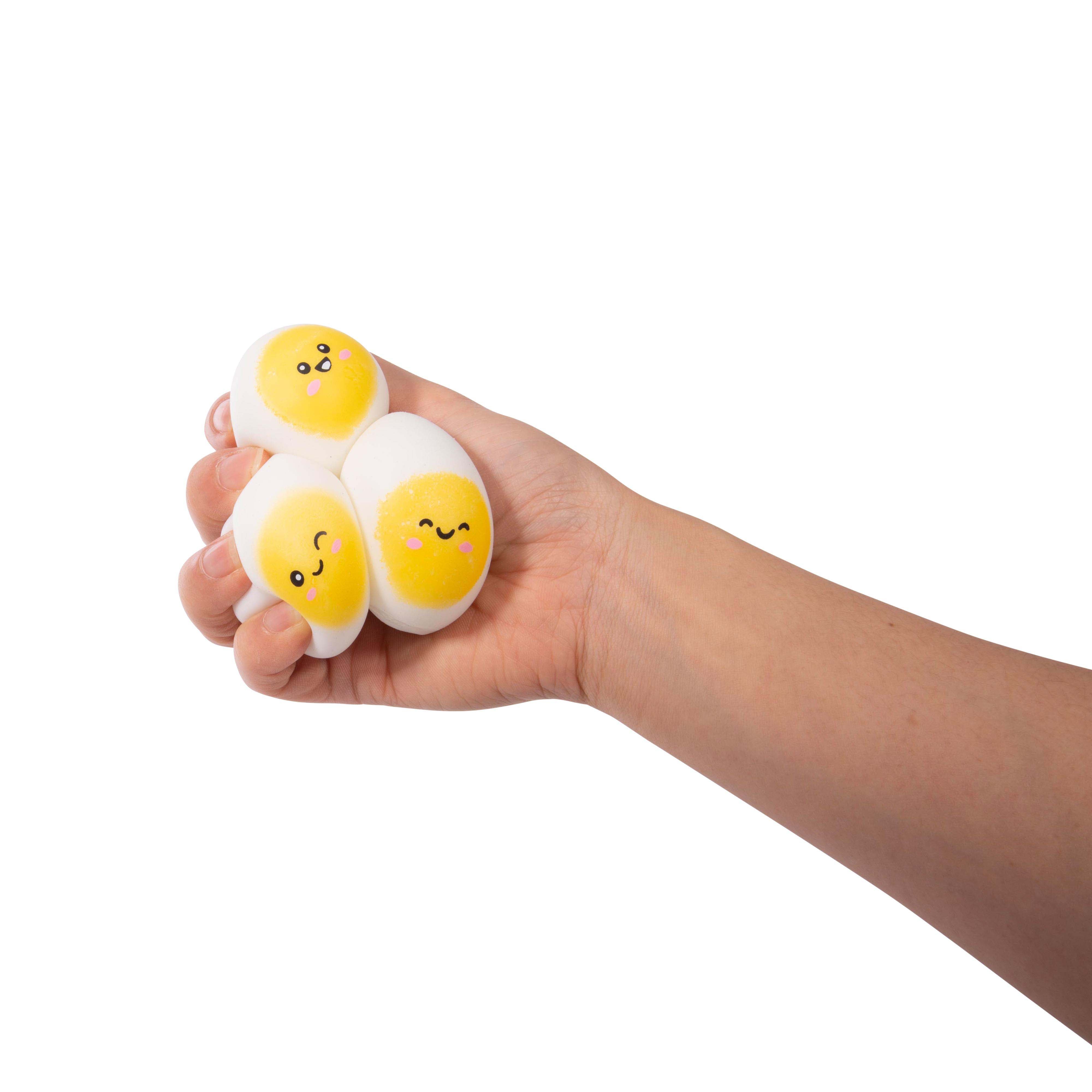 Discovery Zone Squishy Steamed Eggs 3 Piece Set