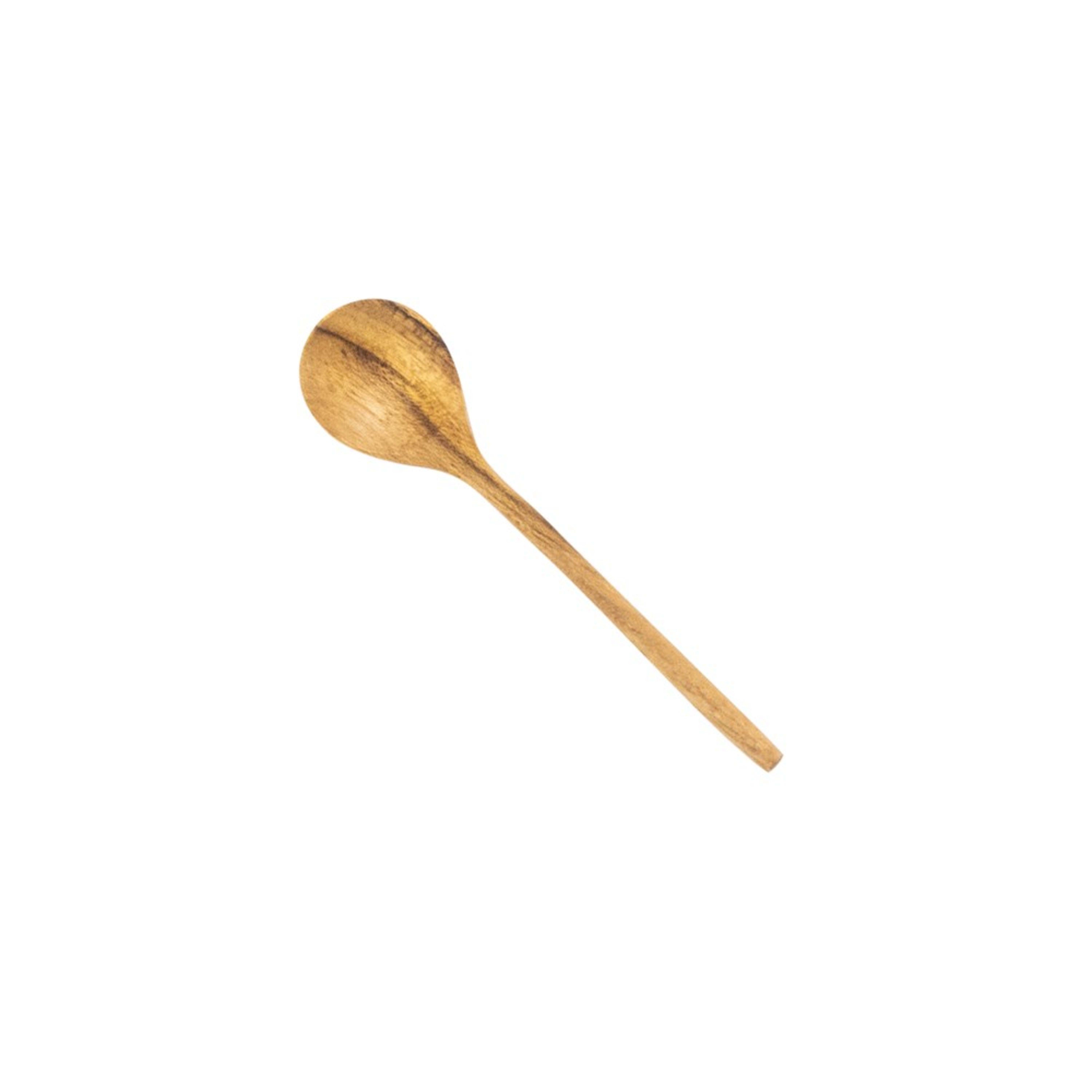 Icon Chef Teakwood Wooden Utensil - Condiment Spoon 9cm