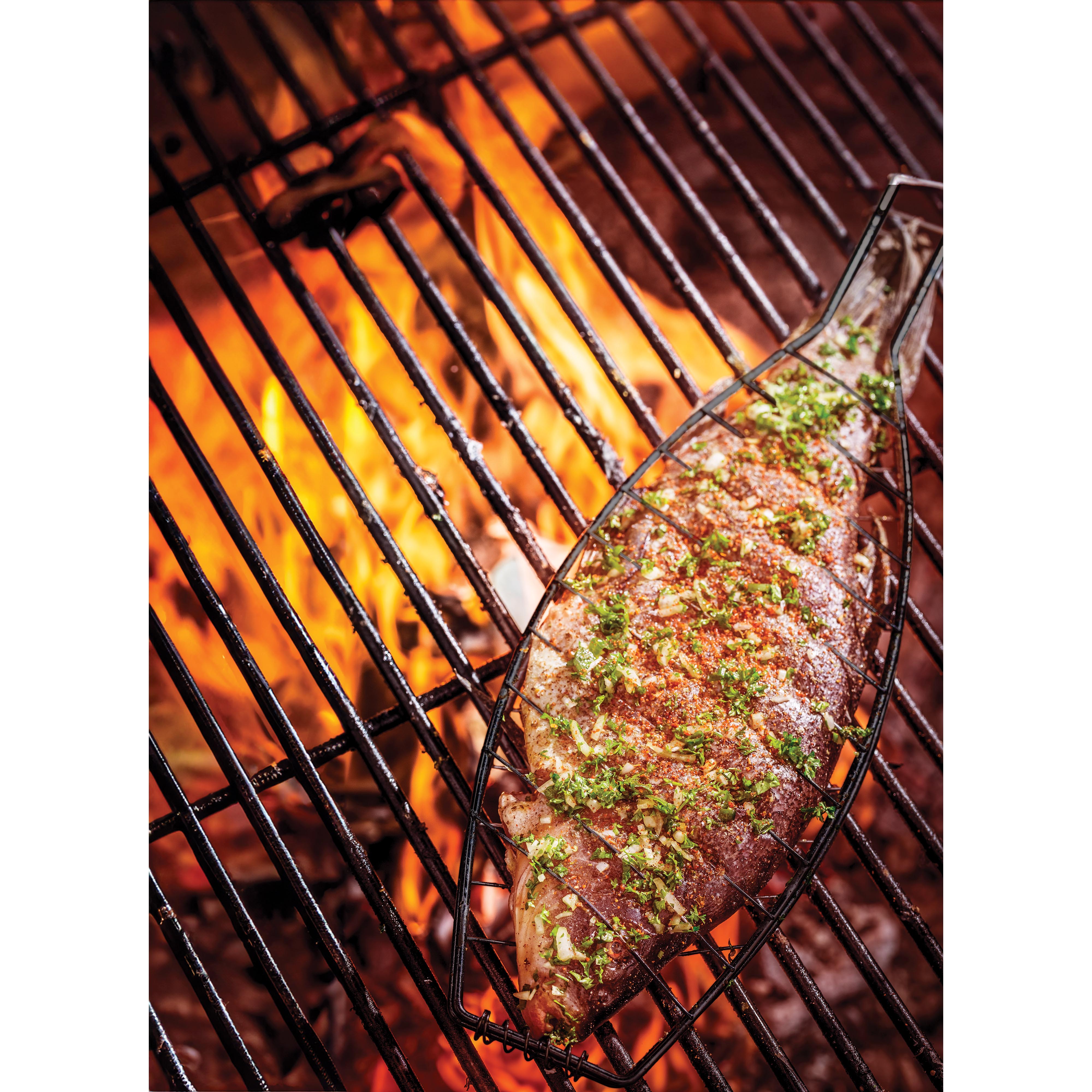 Maverick Flinders Fish Grilling Basket Black