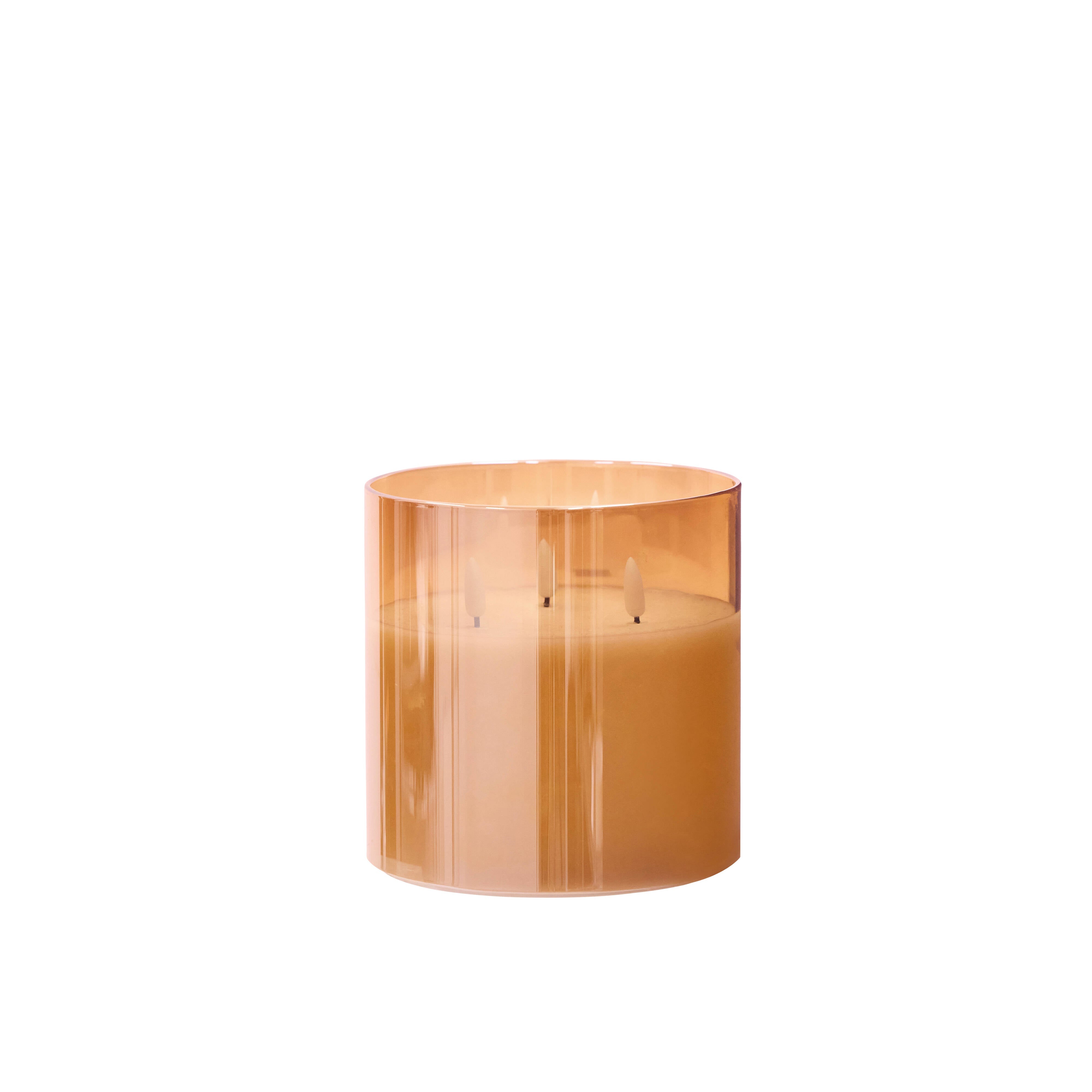 Rogue Amber Triflame Candle 15cm