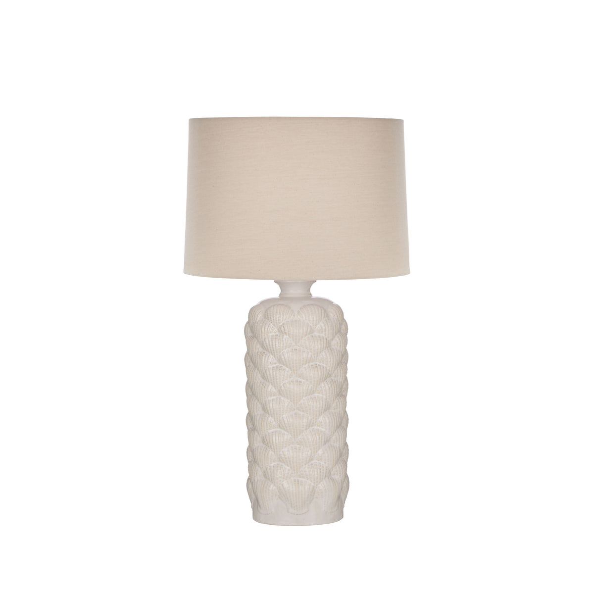 Amalfi Amara Table Lamp White & Natural