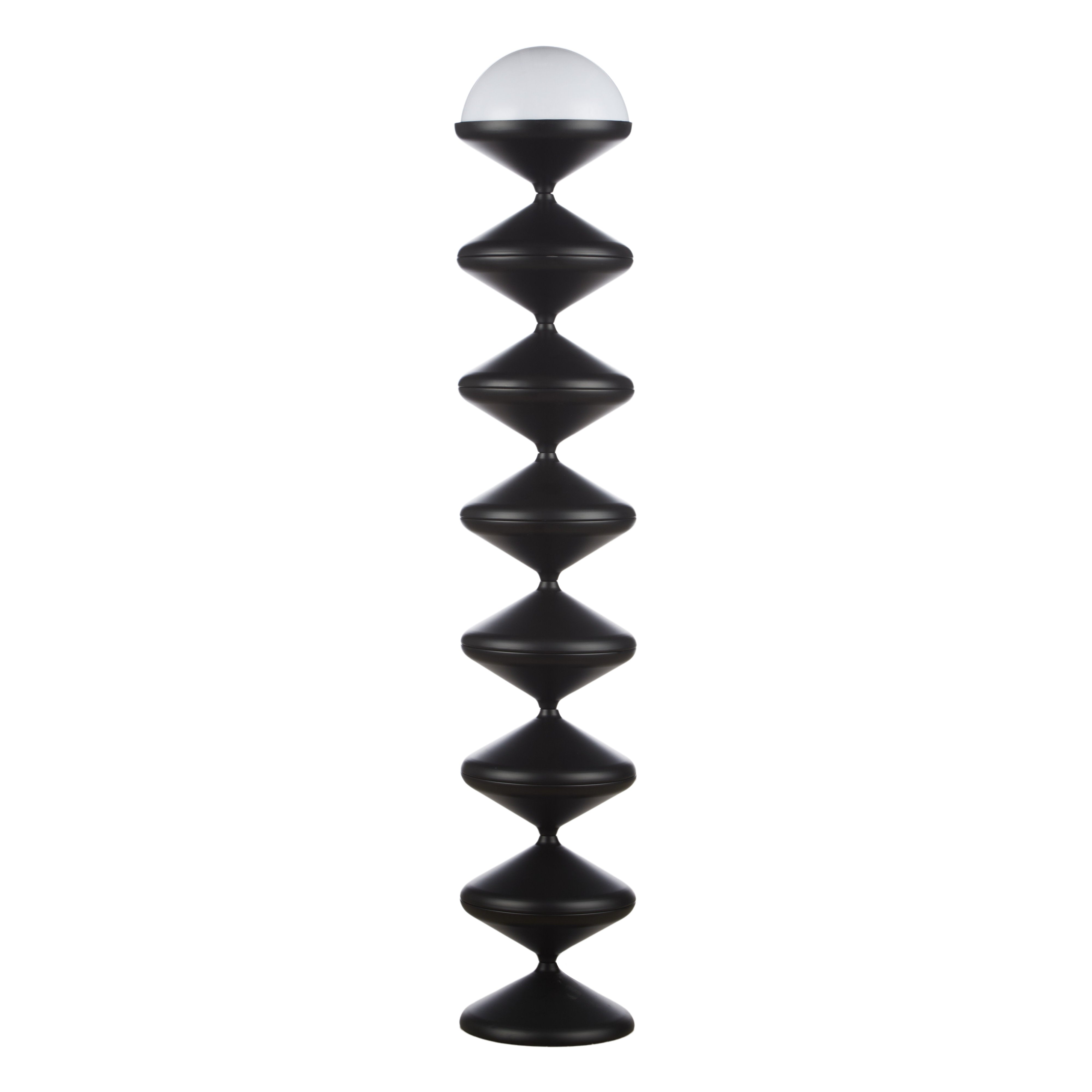 Academy Martyn Swirl Floor Lamp Black