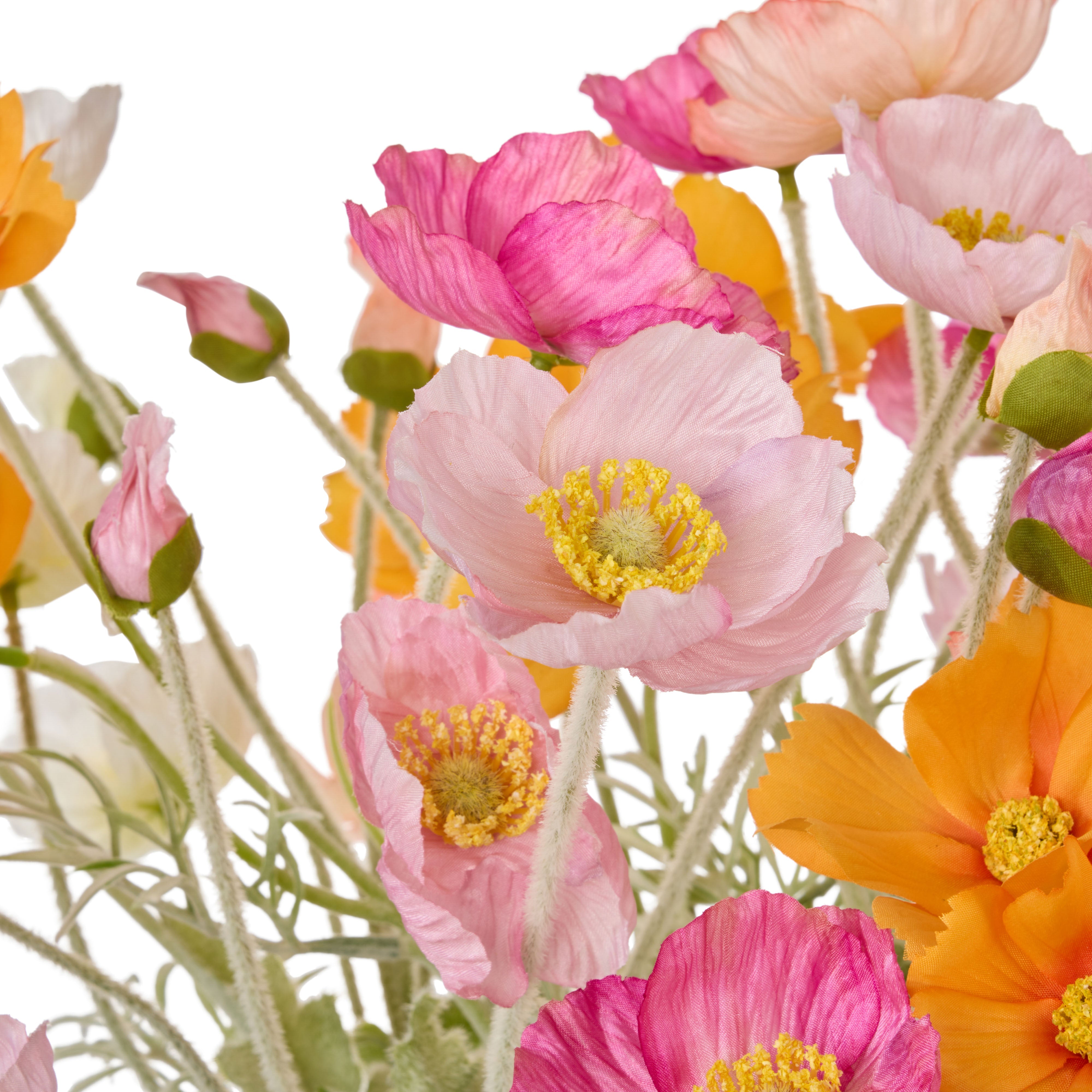 Rogue Poppy Garden - Delos Multi-Coloured & White