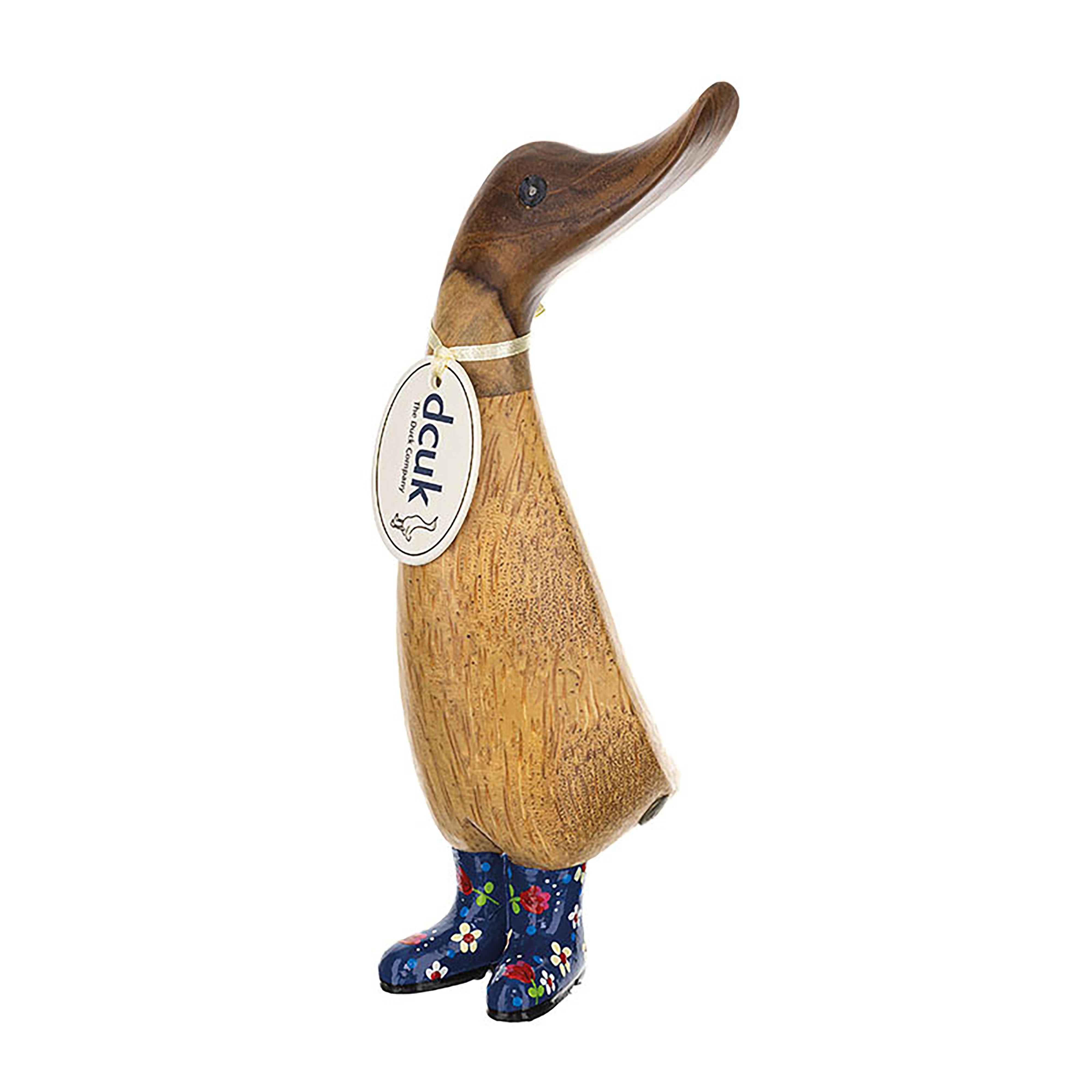 DCUK Natural Welly Duckling Flowers Assorted