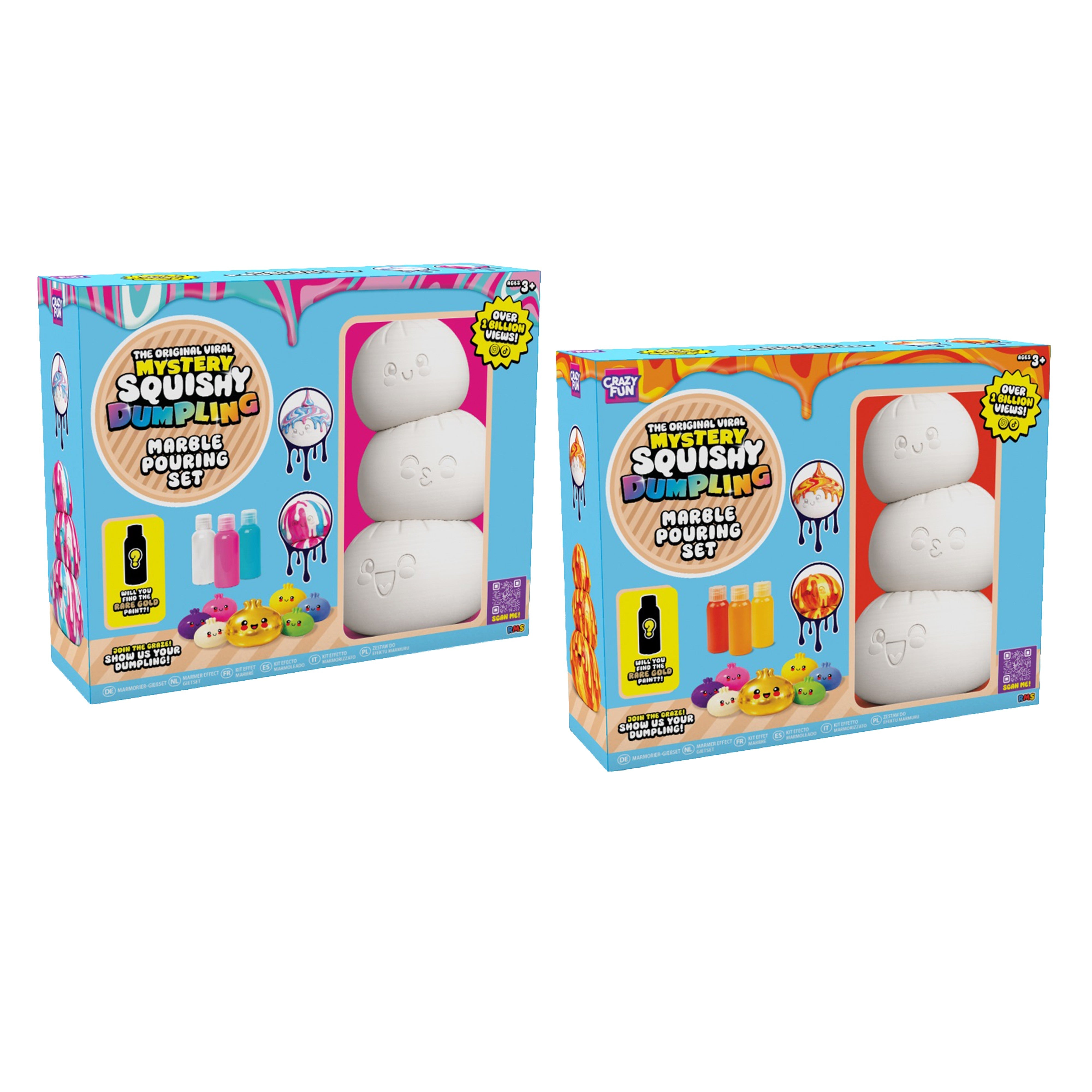 RMS Crazy Fun Marble Dumpling Kit 2 Piece Set Assorted