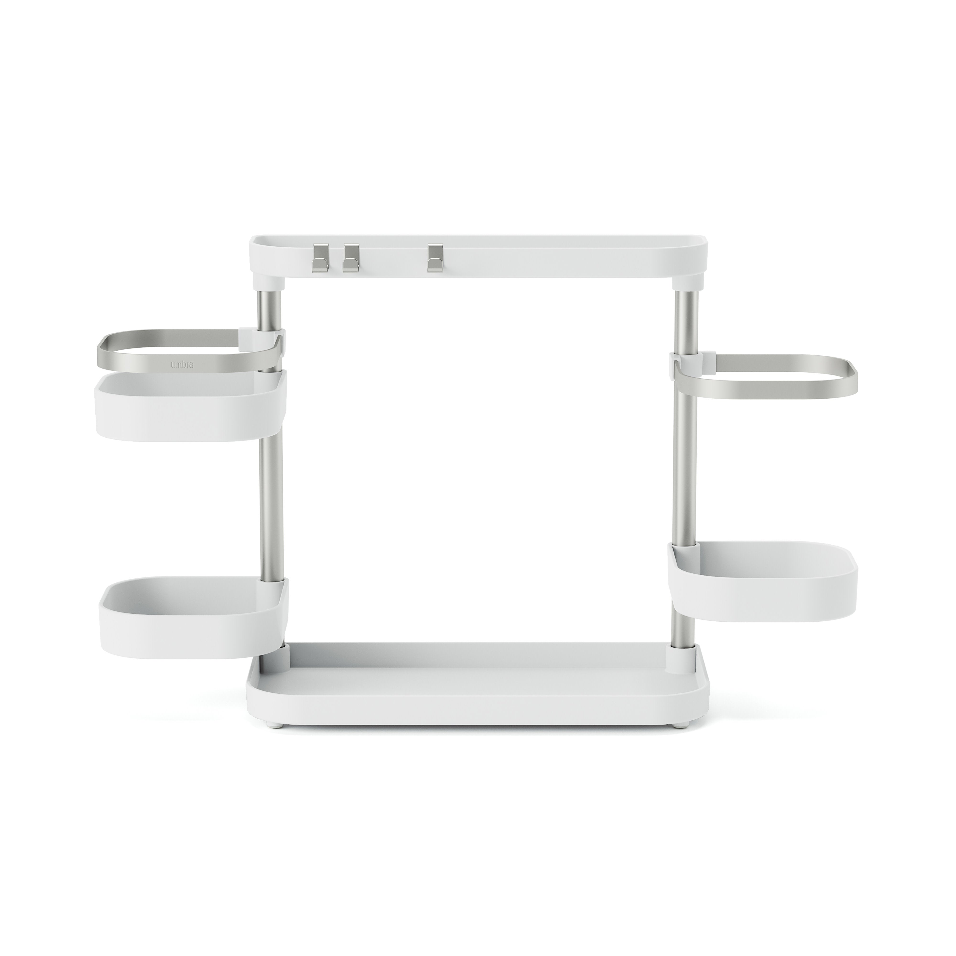 Umbra Holster Multilevel Organizer White & Nickel