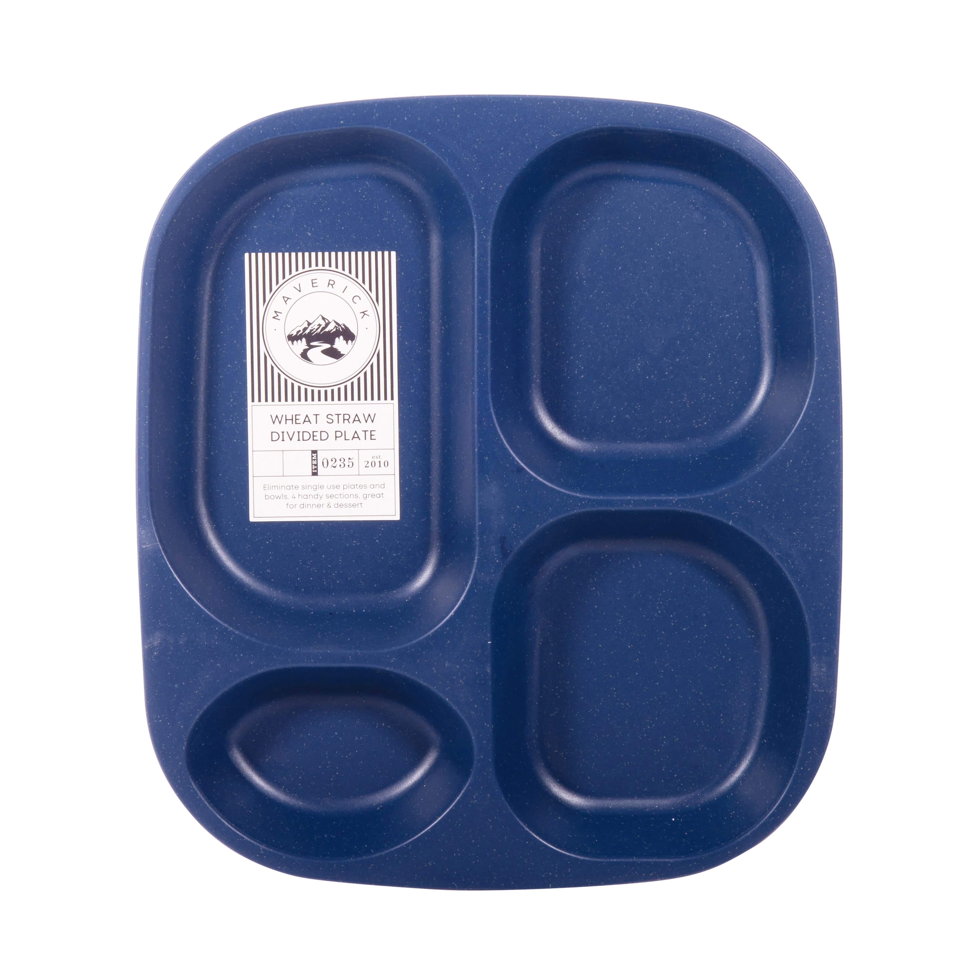 Maverick Wheat Straw Divided Plate