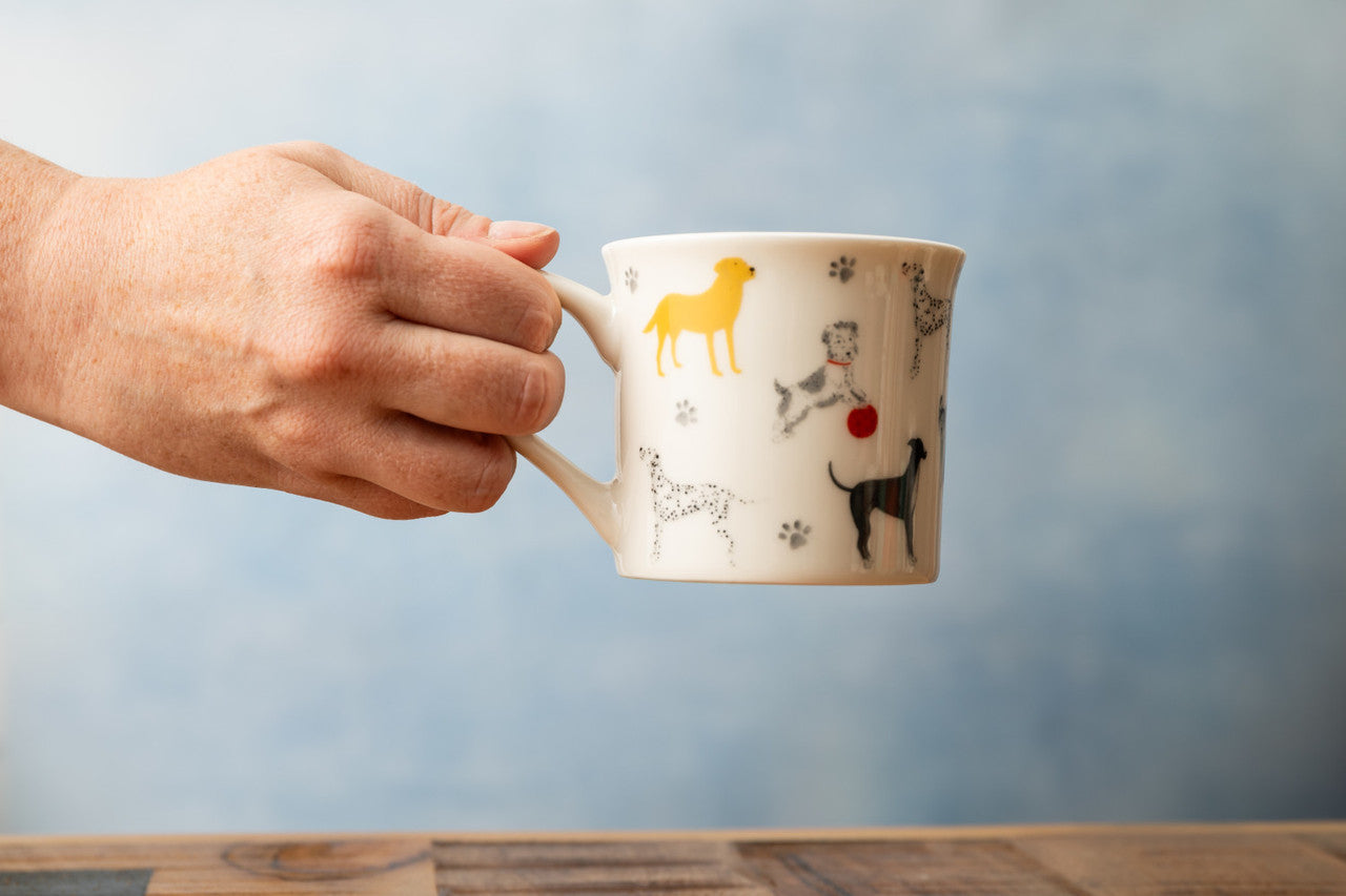 Mikasa Fine Bone China Fluted Mug 300ml (Dog)