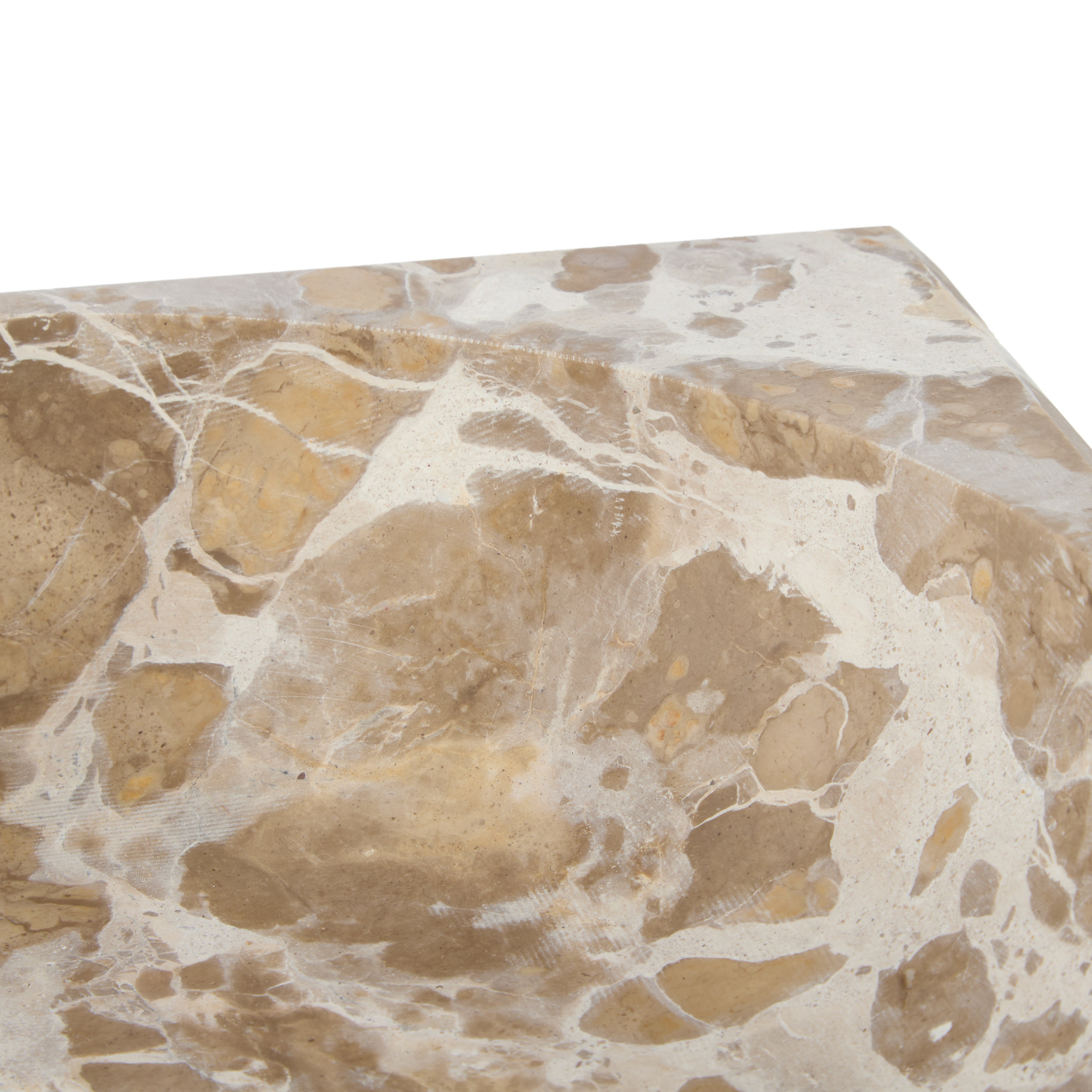 Grand Designs Carprani Marble Statement Bowl Chocolate