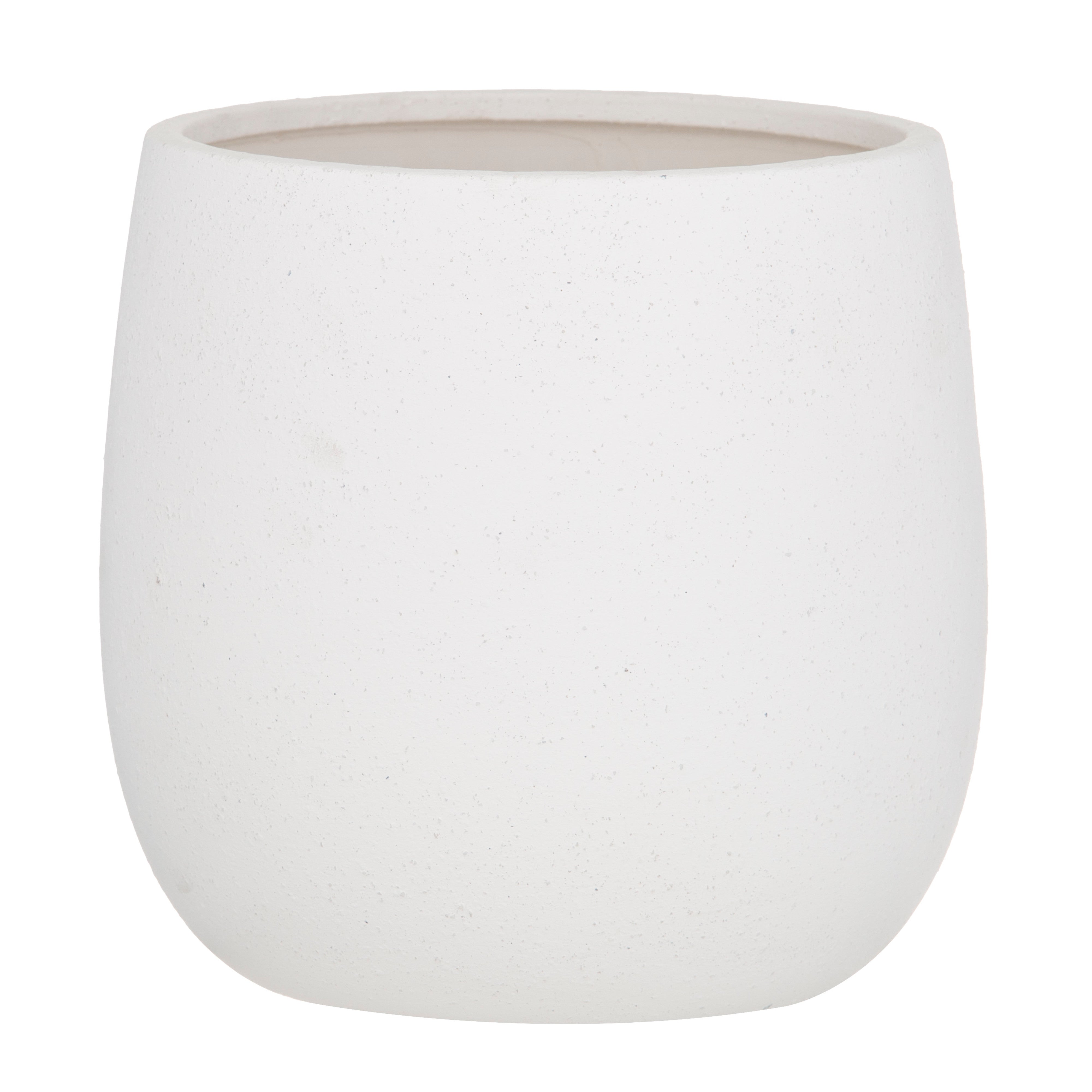 Rogue Tub Pot White 24 x 23cm
